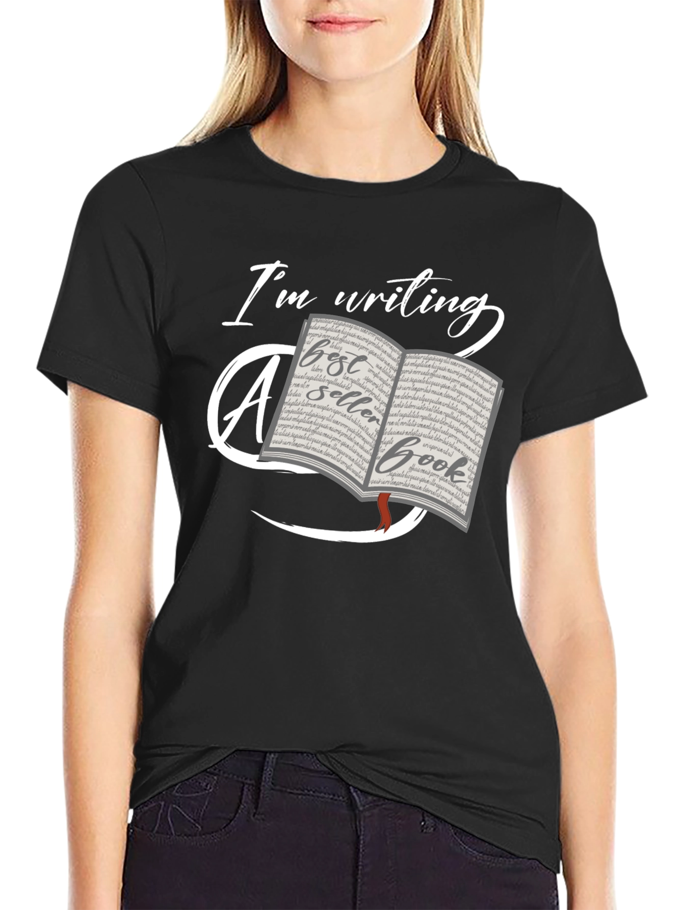 Writers Tee: Im Writing a Bestseller Book T-Shirt