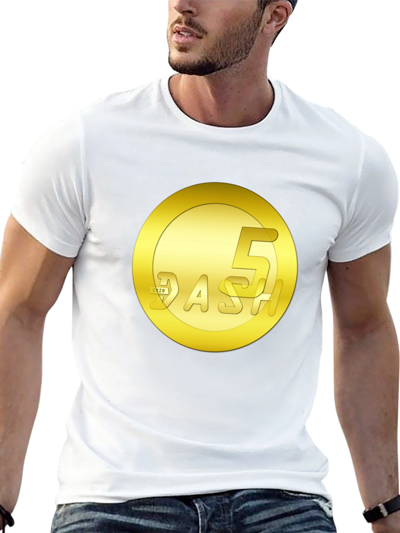 5 Dash Coin Graphic Tee - Cryptocurrency Shirt