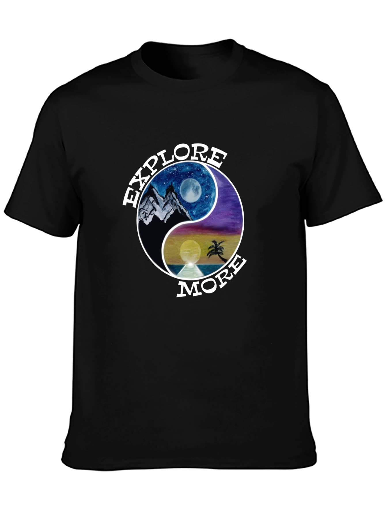 Explore More Yin Yang Graphic T-Shirt