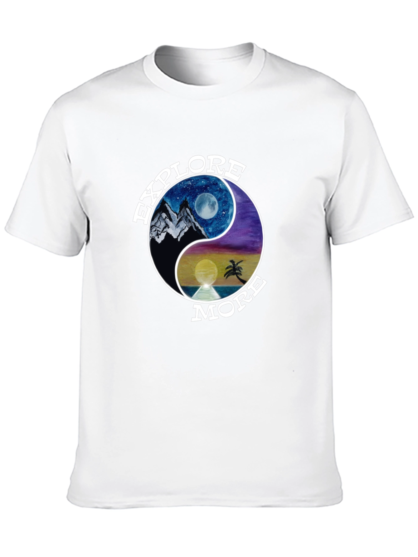 Explore More Yin Yang Graphic T-Shirt