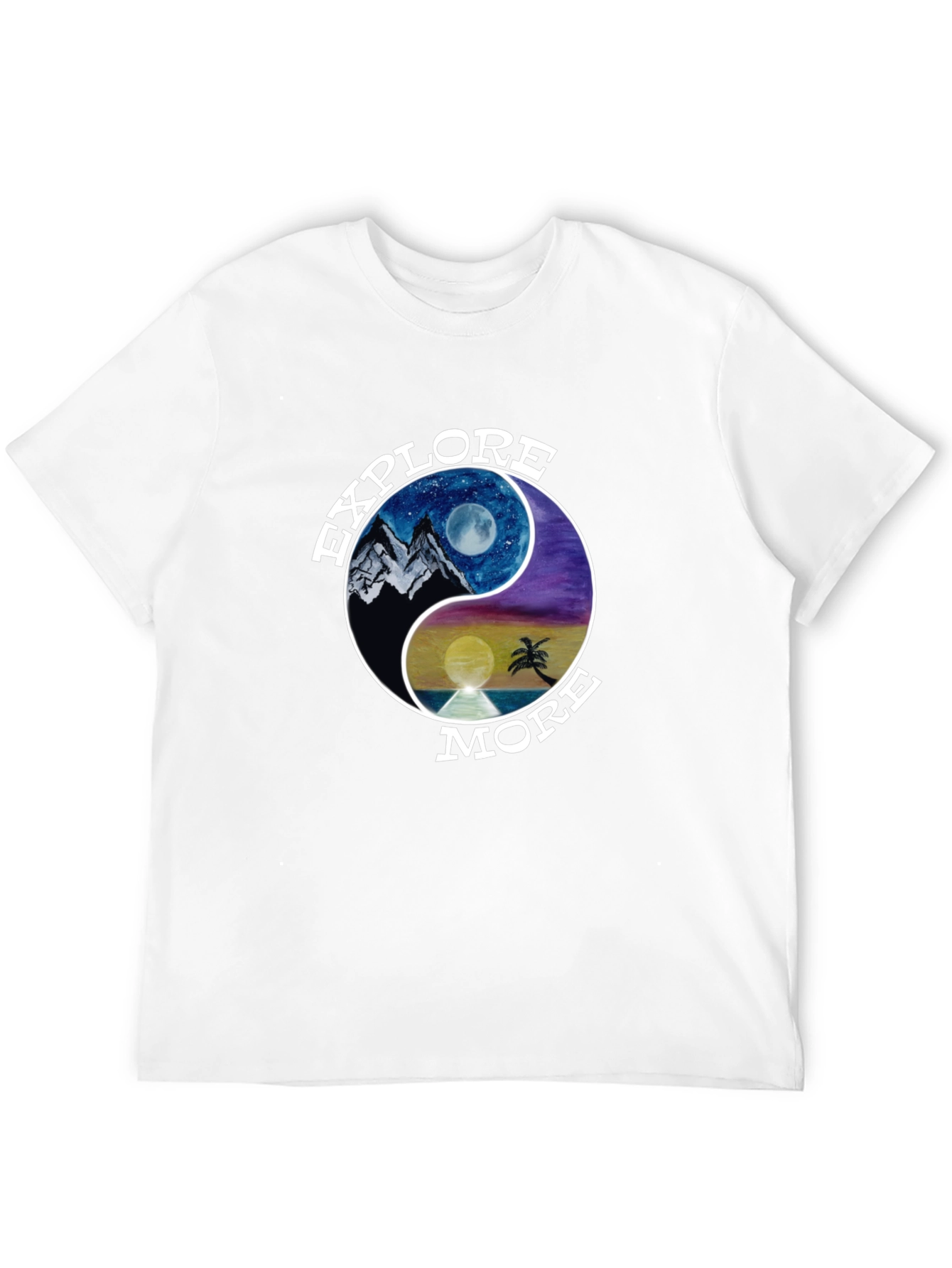 Explore More Yin Yang Graphic T-Shirt