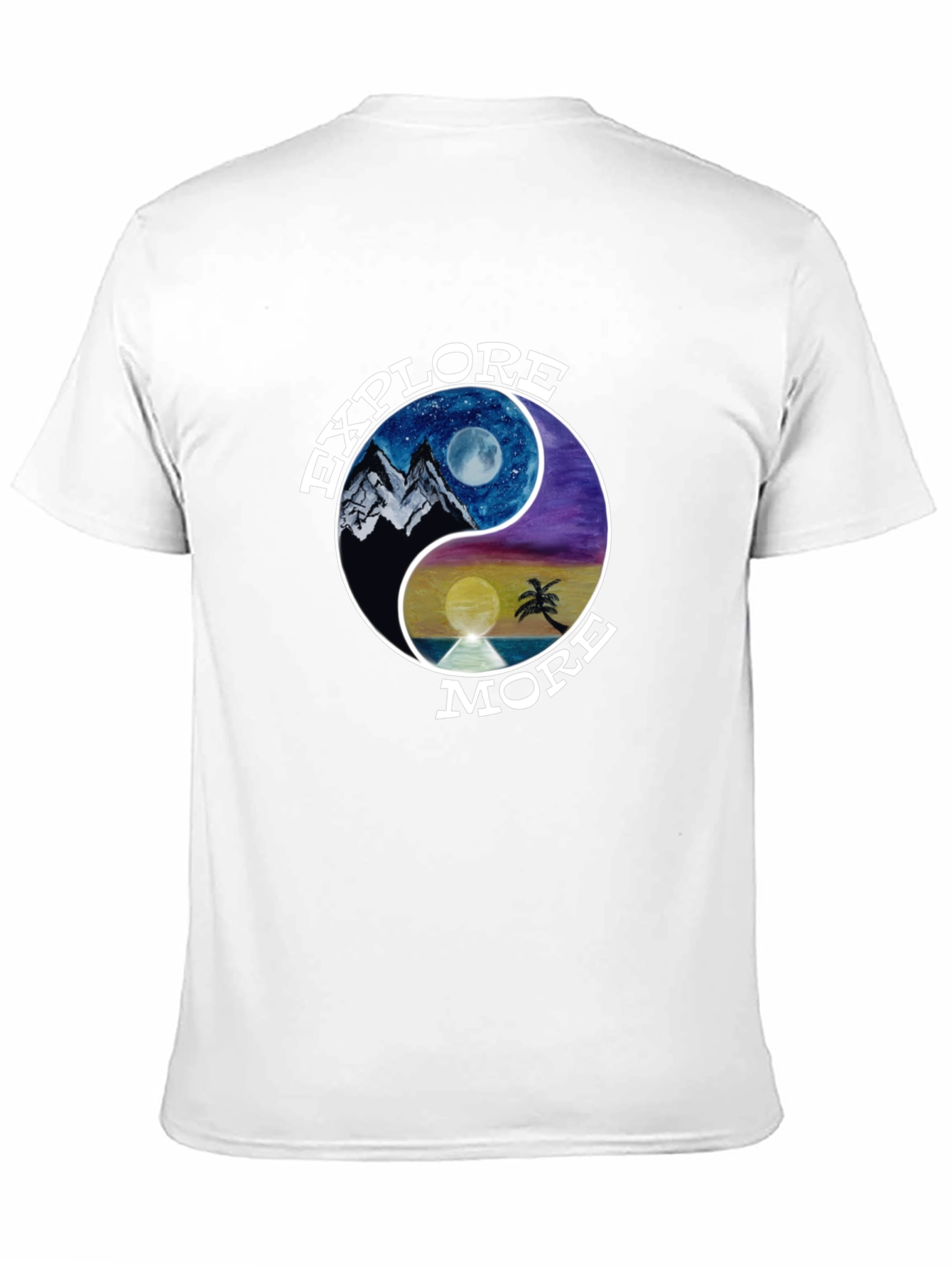 Explore More Yin Yang Graphic T-Shirt
