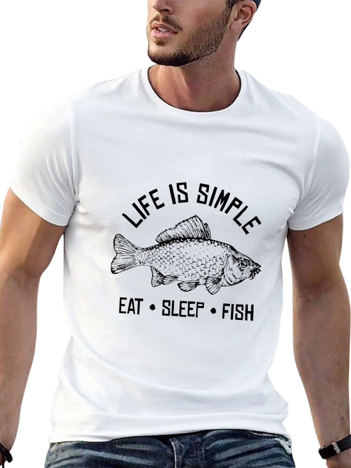 Life is Simple Fish T-Shirt
