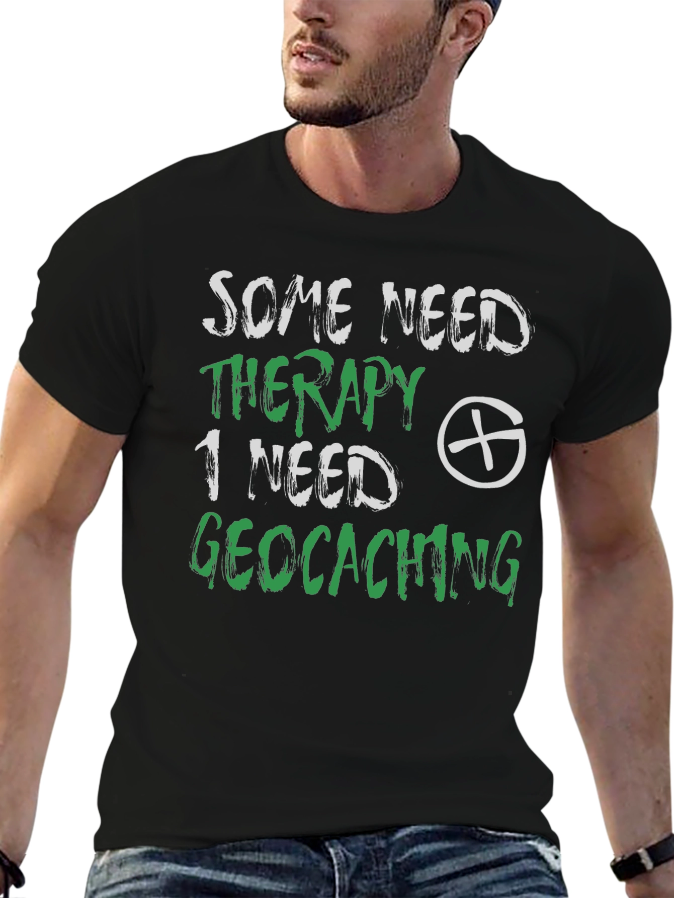 Geocaching Therapy T-Shirt - Funny Hobby Tee
