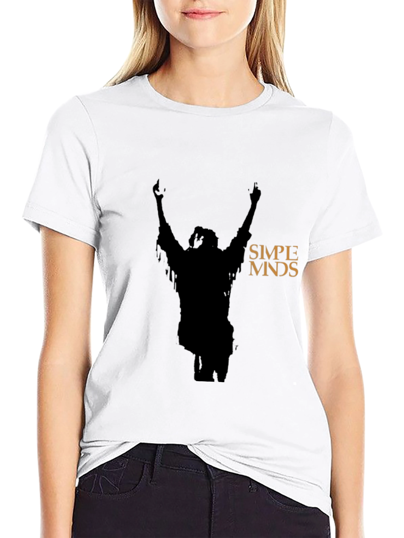 Simple Minds Graphic T-Shirt - Black