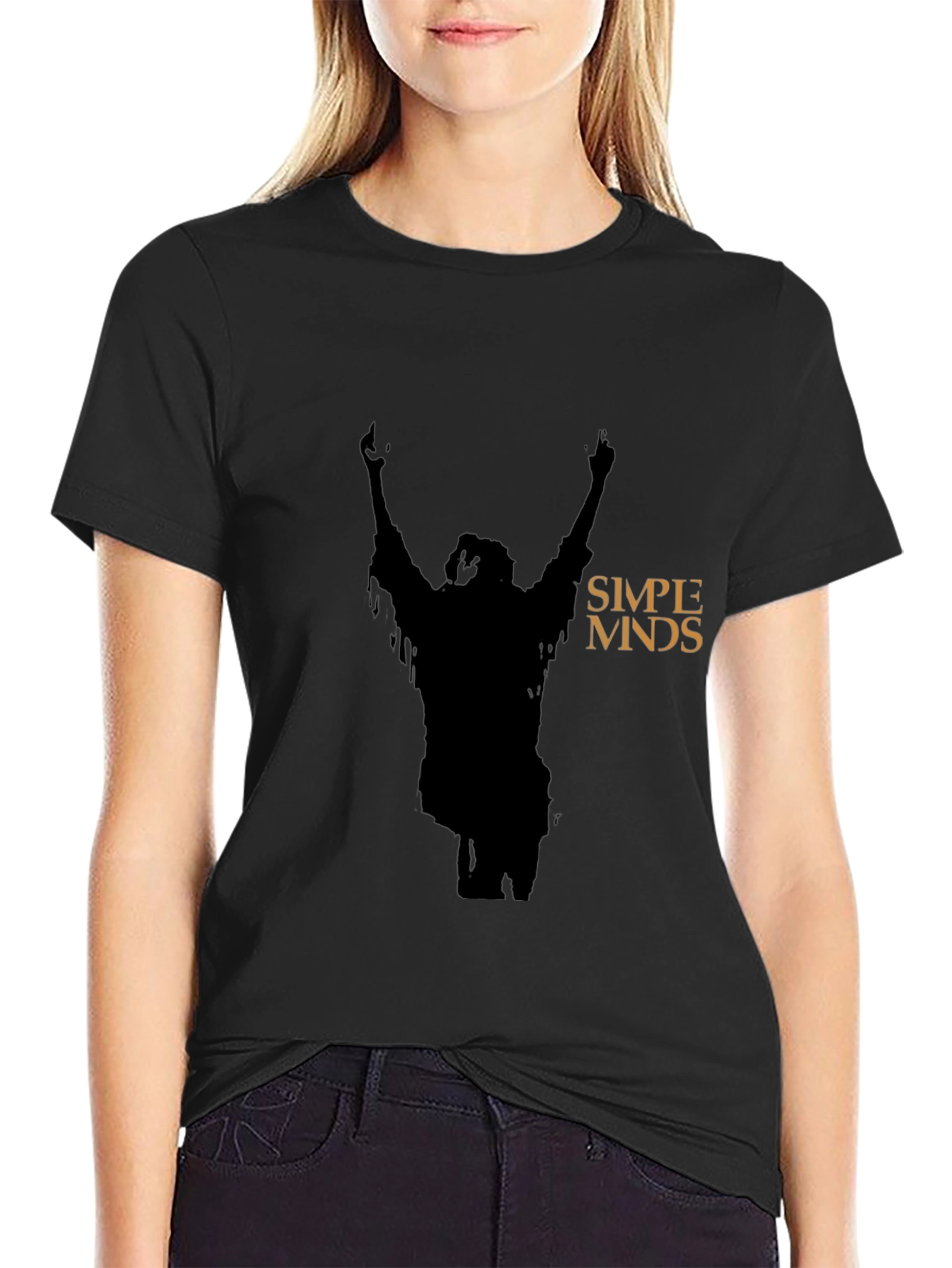 Simple Minds Graphic T-Shirt - Black
