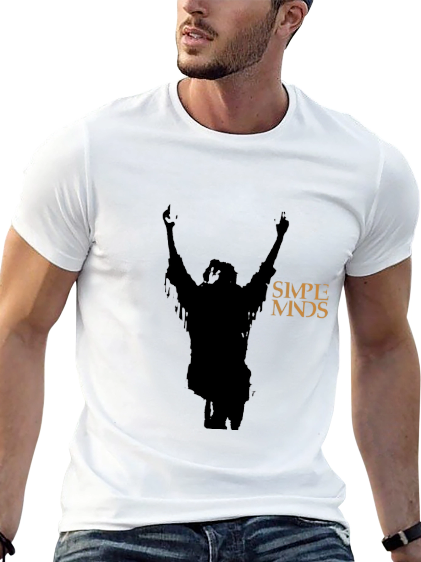 Simple Minds Graphic T-Shirt - Black