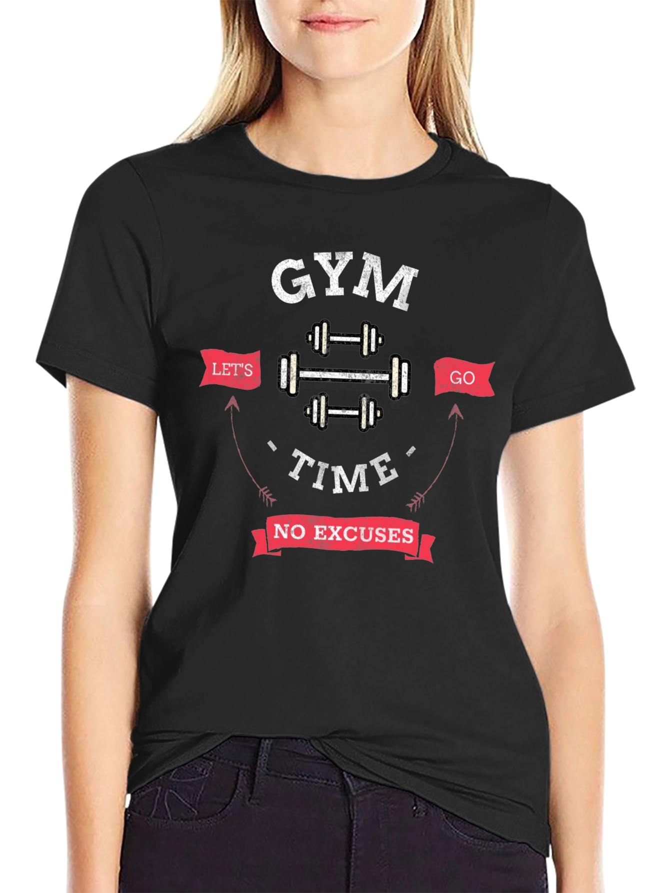 Gym Time T-Shirt - No Excuses
