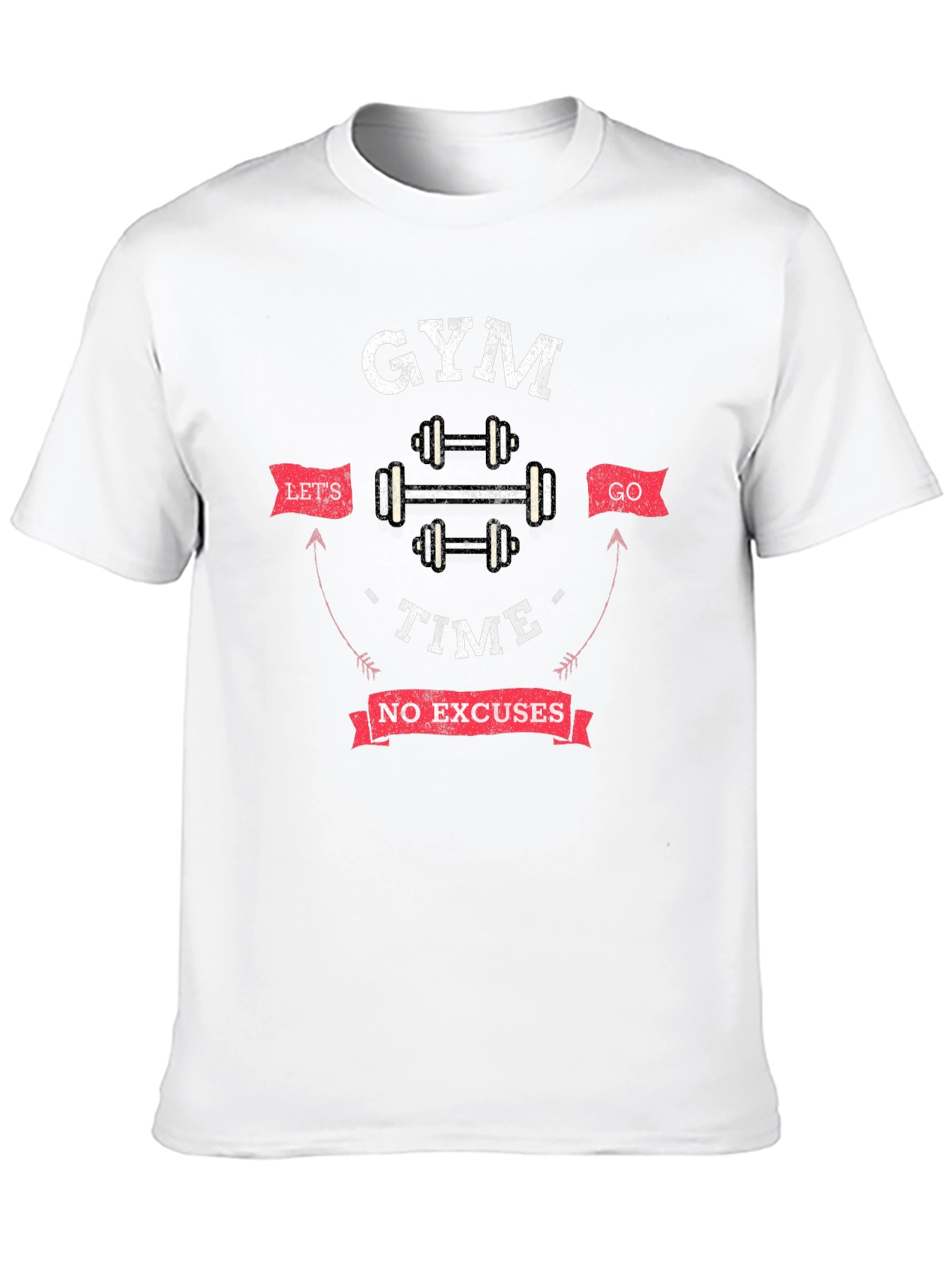Gym Time T-Shirt - No Excuses