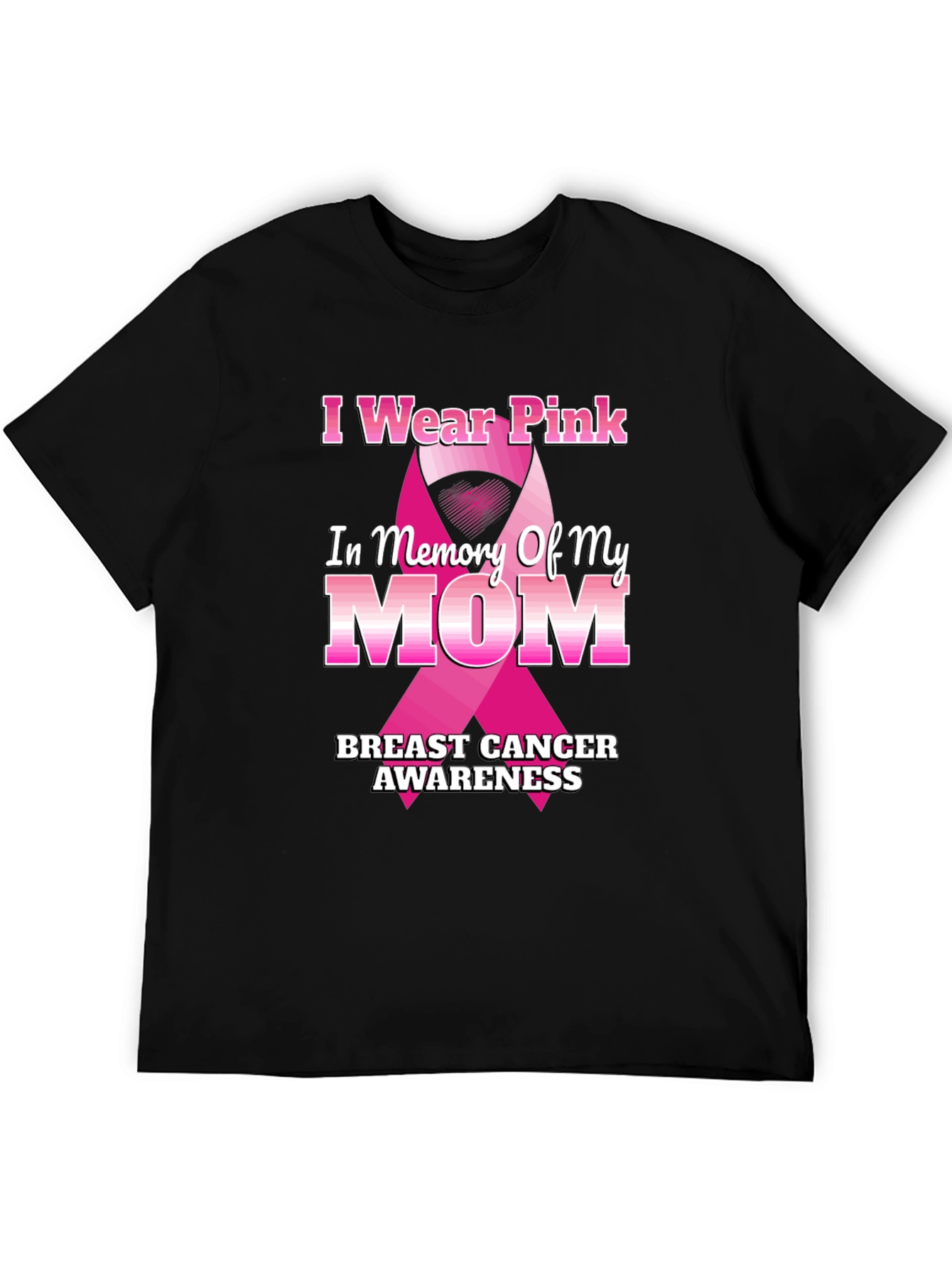 Pink Ribbon Breast Cancer Awareness T-Shirt