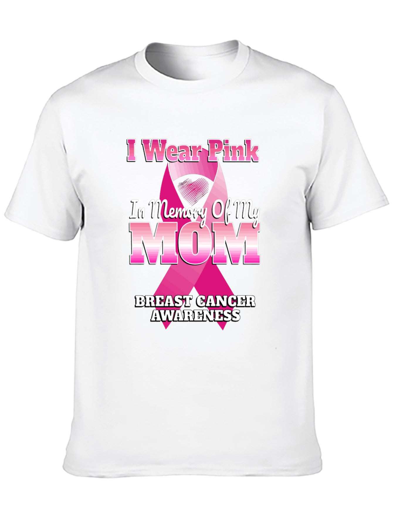 Pink Ribbon Breast Cancer Awareness T-Shirt