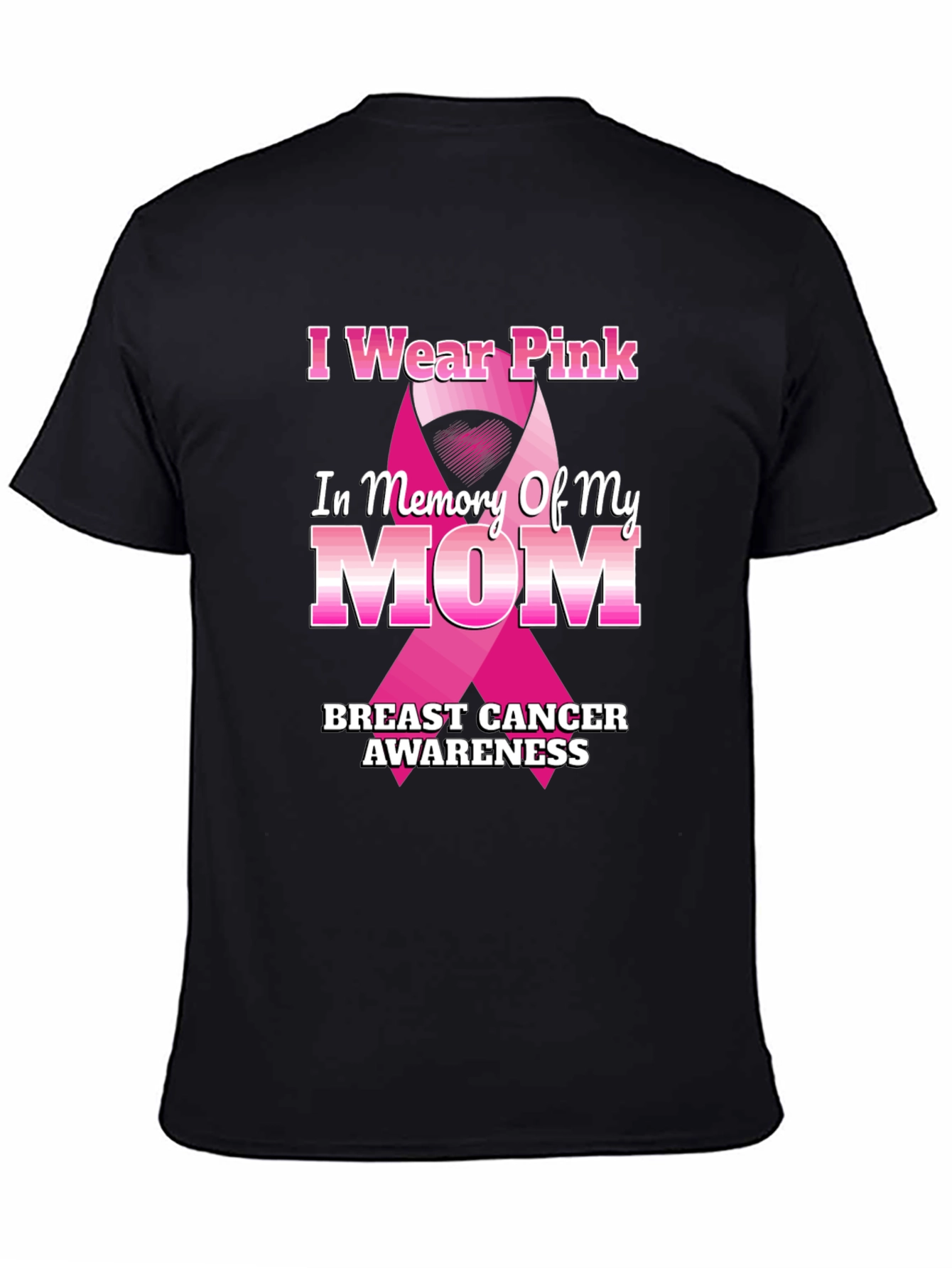 Pink Ribbon Breast Cancer Awareness T-Shirt