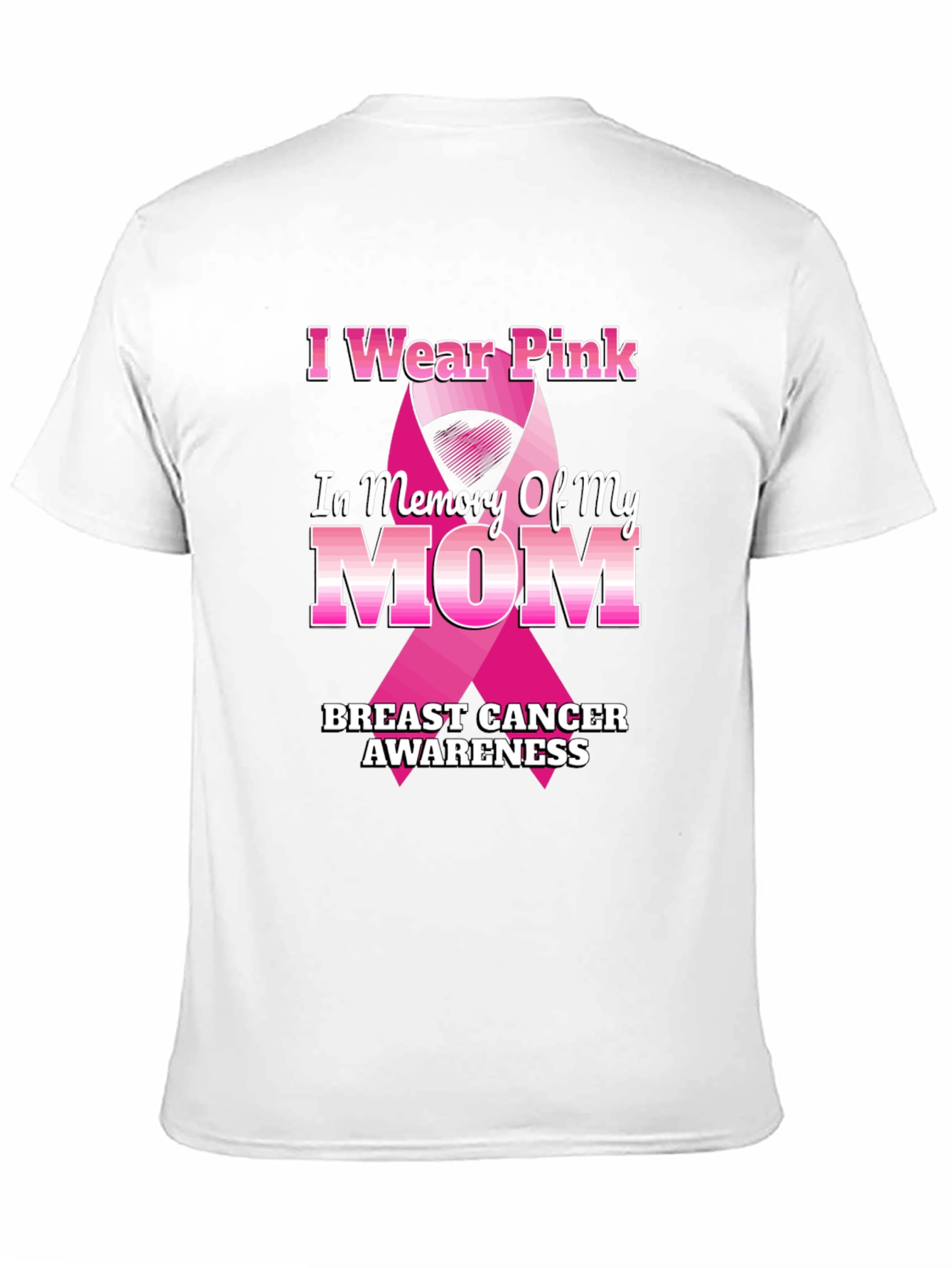 Pink Ribbon Breast Cancer Awareness T-Shirt