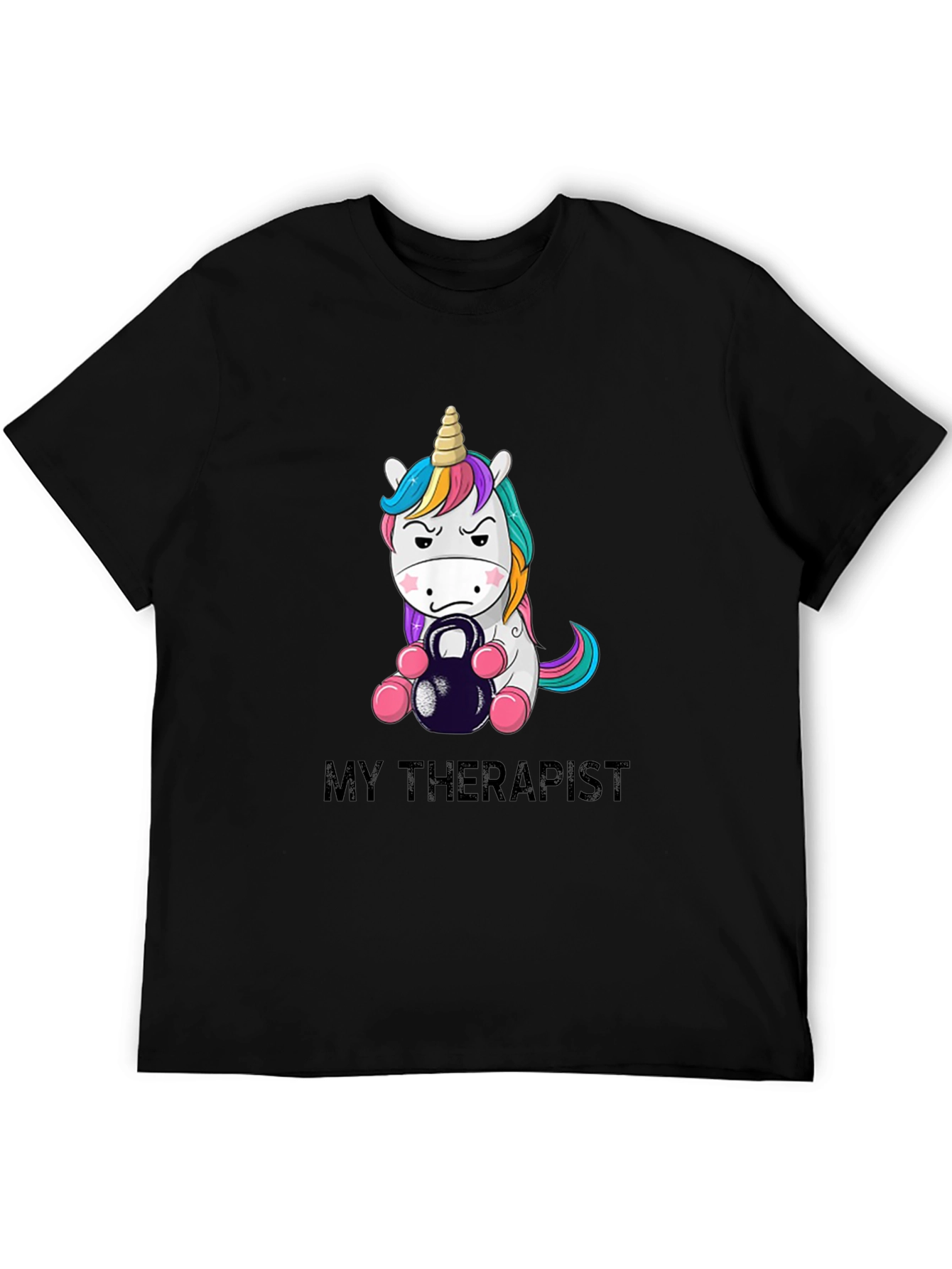 My Therapist Unicorn Kettlebell T-Shirt