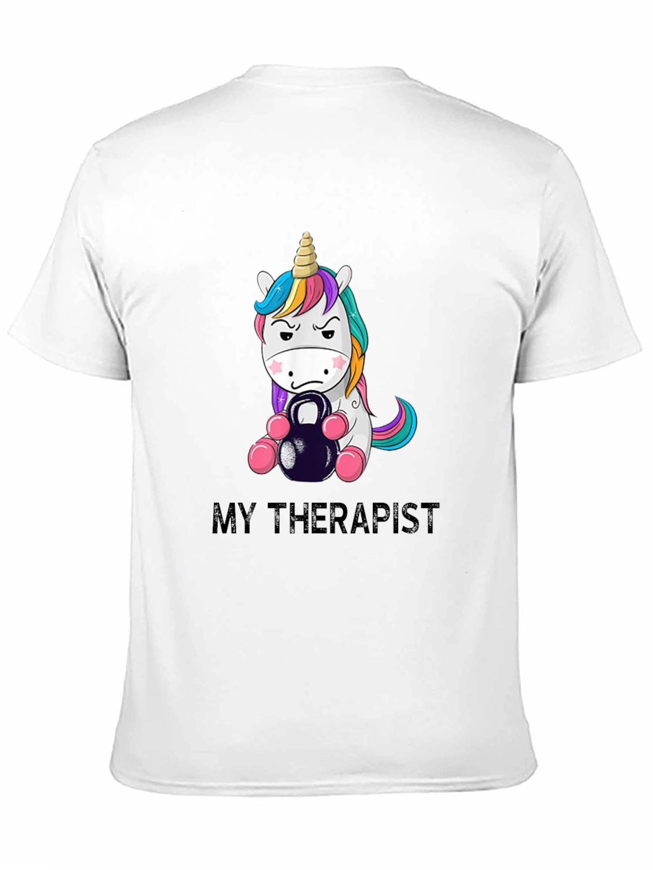 My Therapist Unicorn Kettlebell T-Shirt