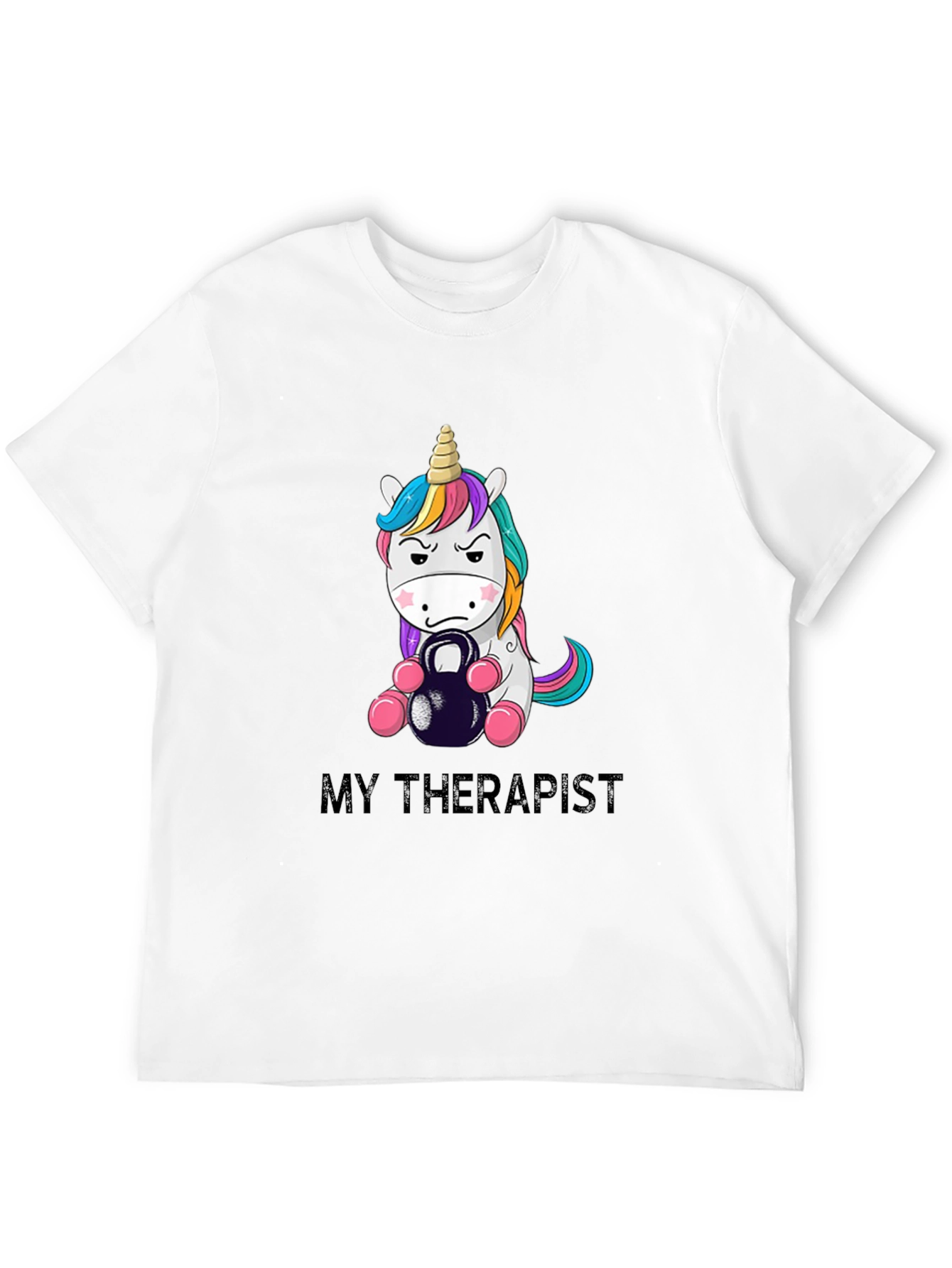 My Therapist Unicorn Kettlebell T-Shirt
