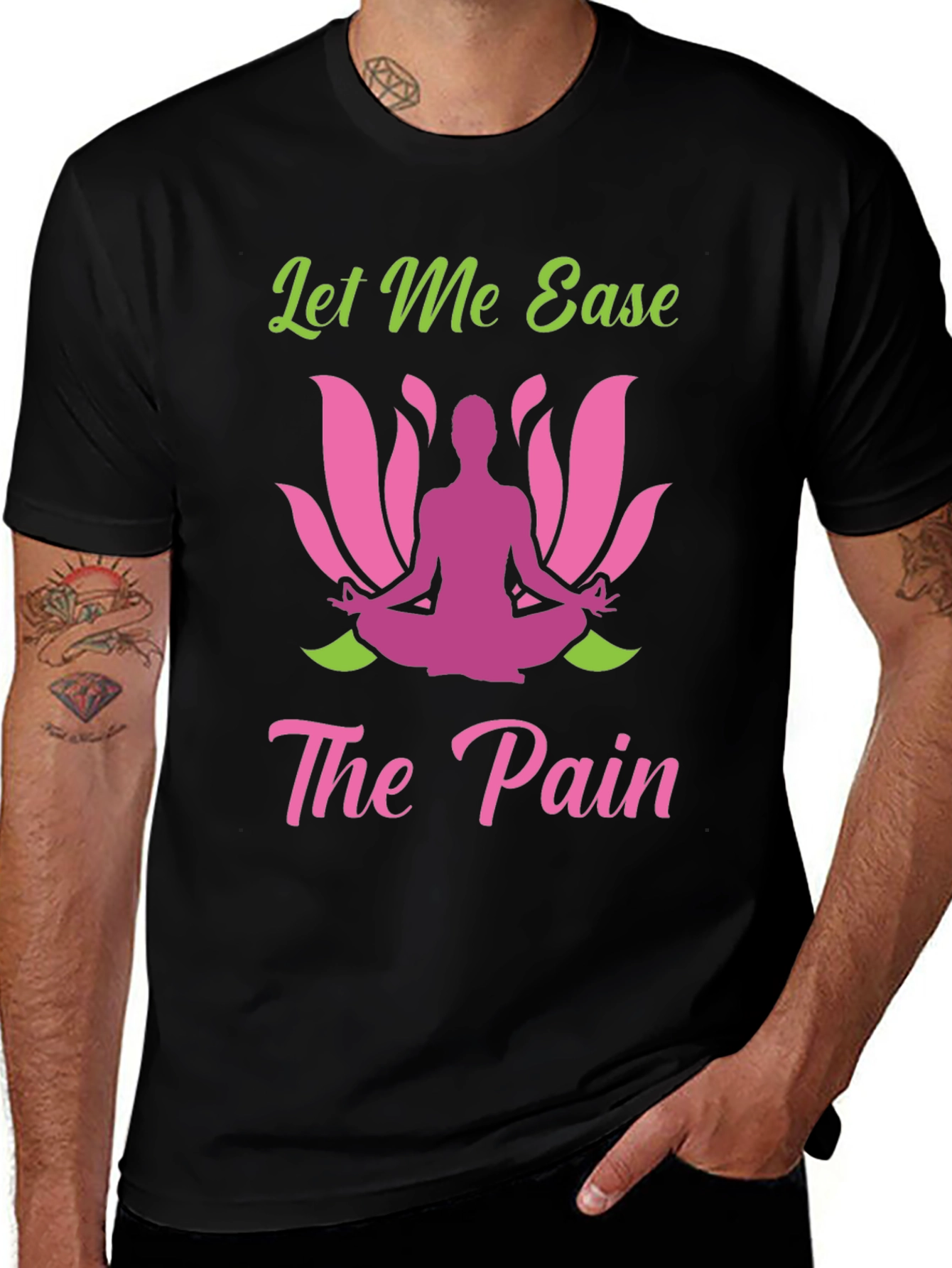 Let Me Ease The Pain Yoga Graphic Tee