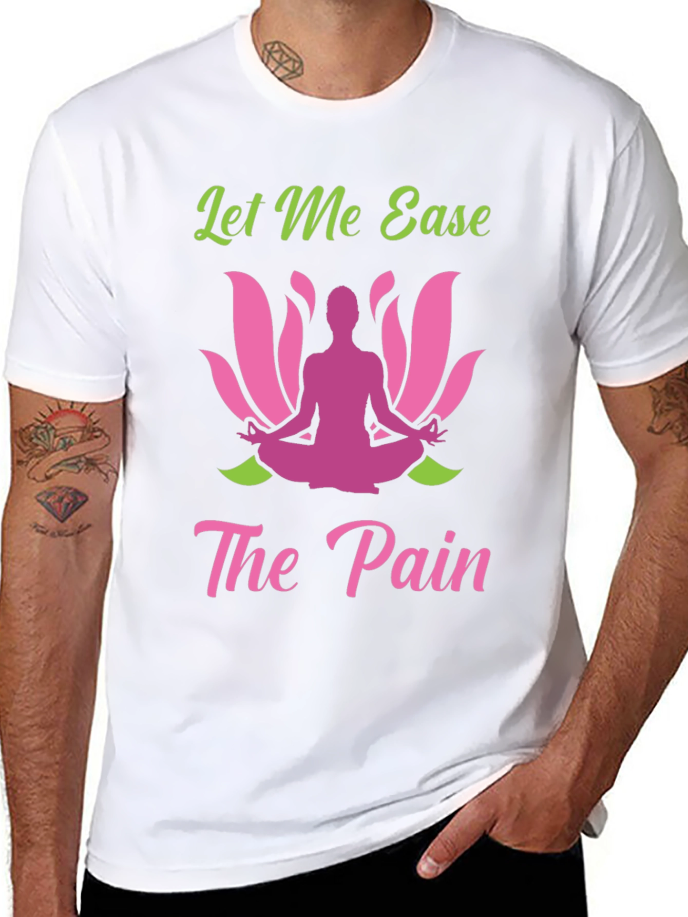 Let Me Ease The Pain Yoga Graphic Tee