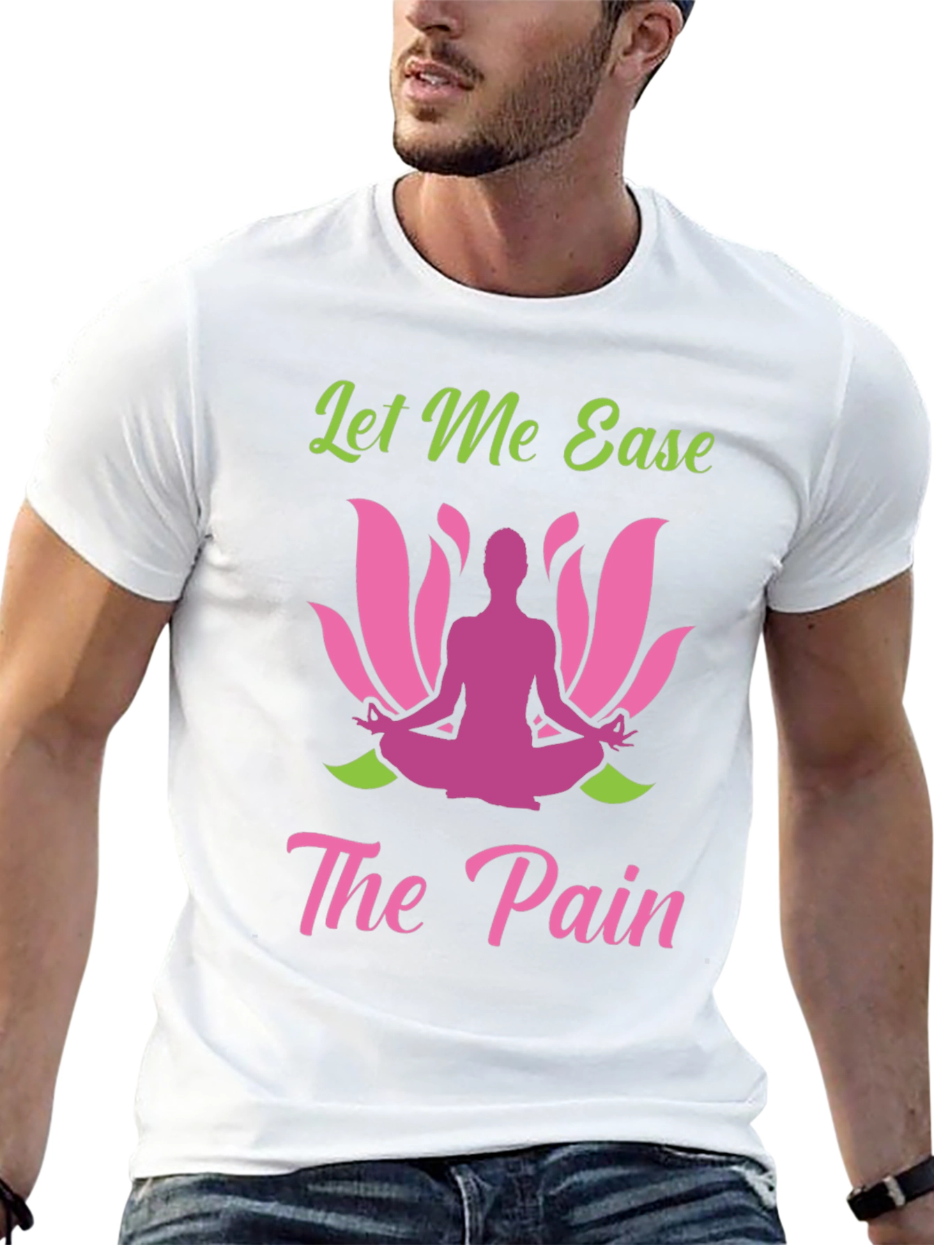 Let Me Ease The Pain Yoga Graphic Tee