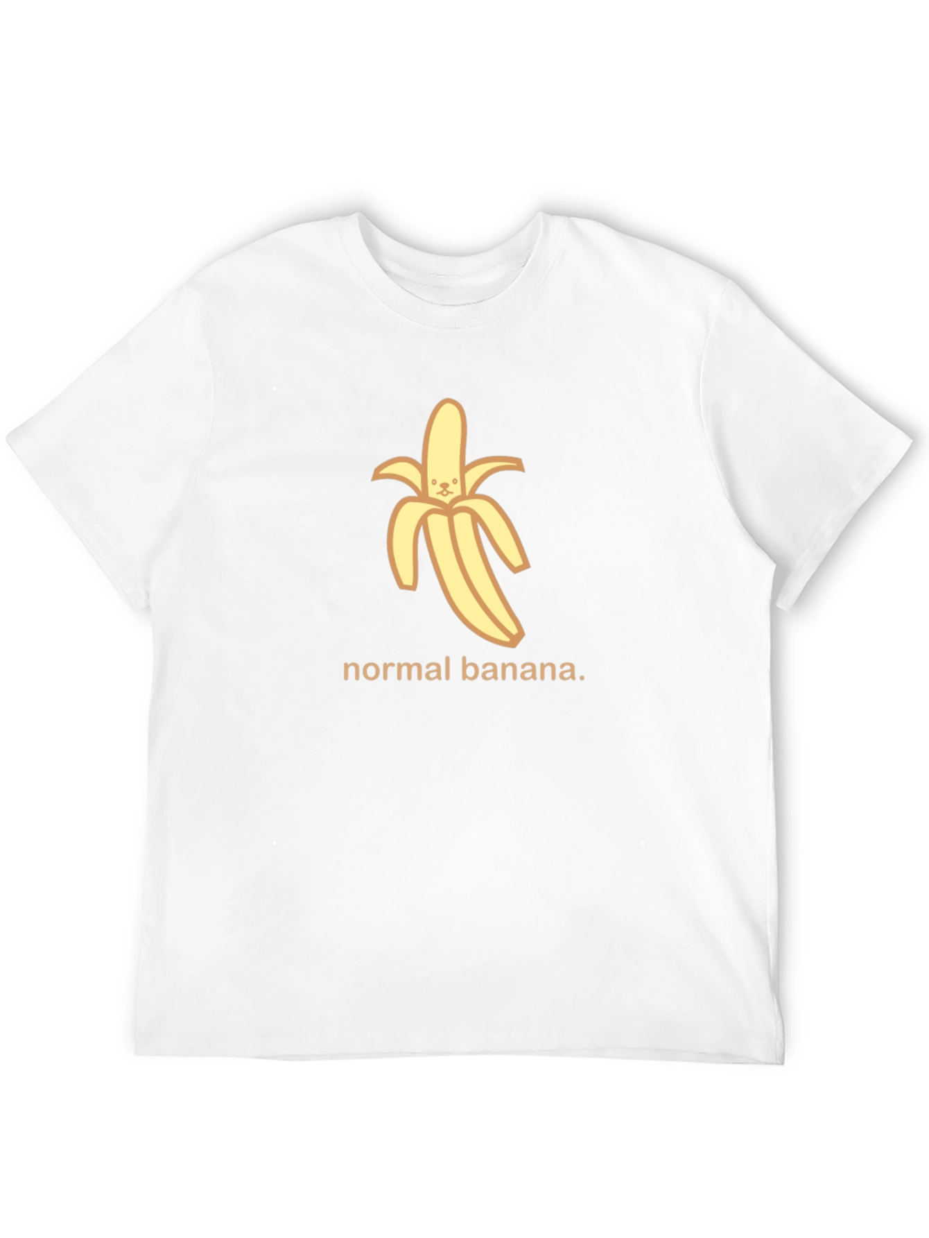 Normal Banana Graphic Tee - Black Cotton T-Shirt