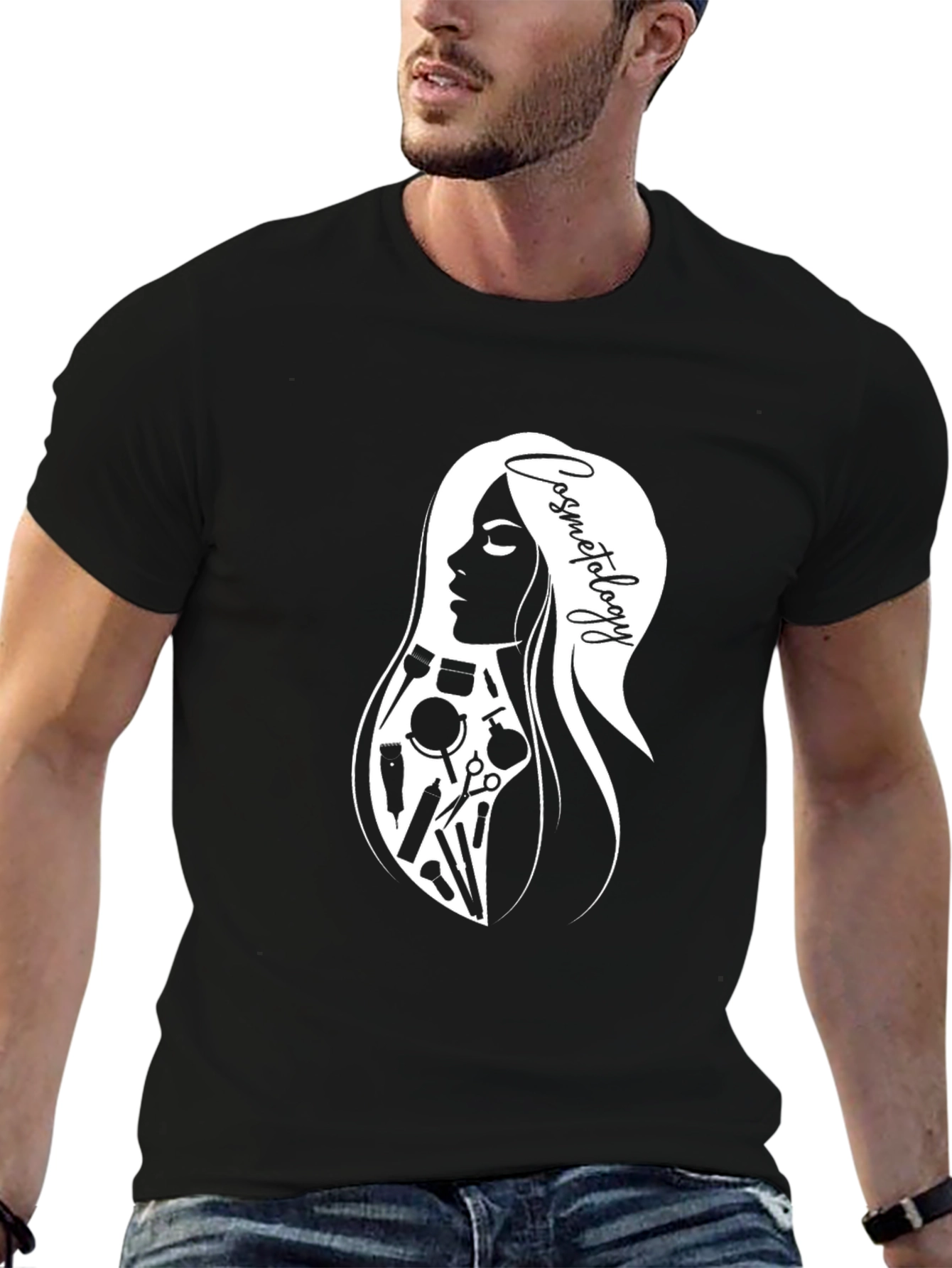 Cosmetology Graphic Tee - Black T-Shirt