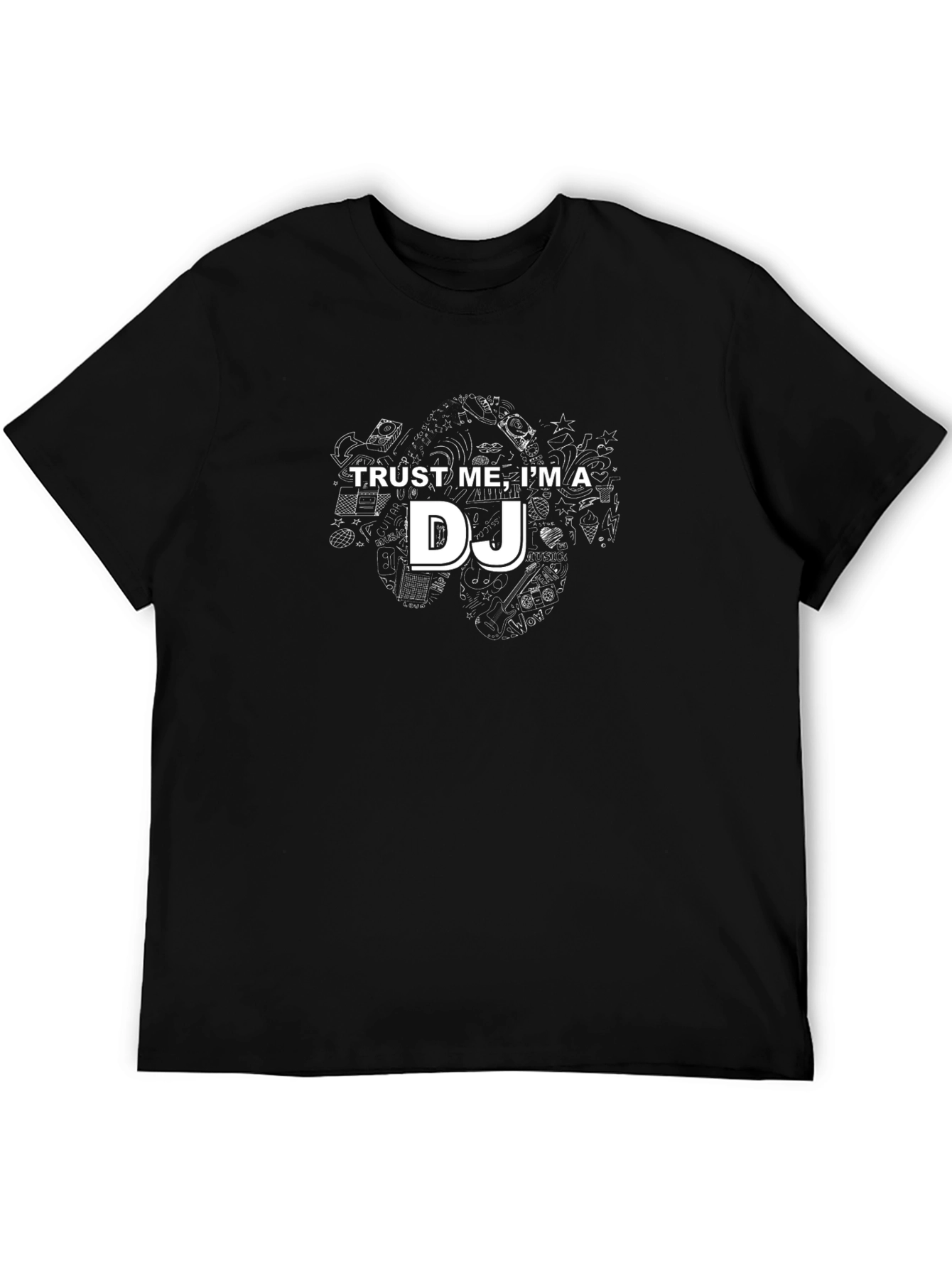 Trust Me Im A DJ Graphic T-Shirt - Black