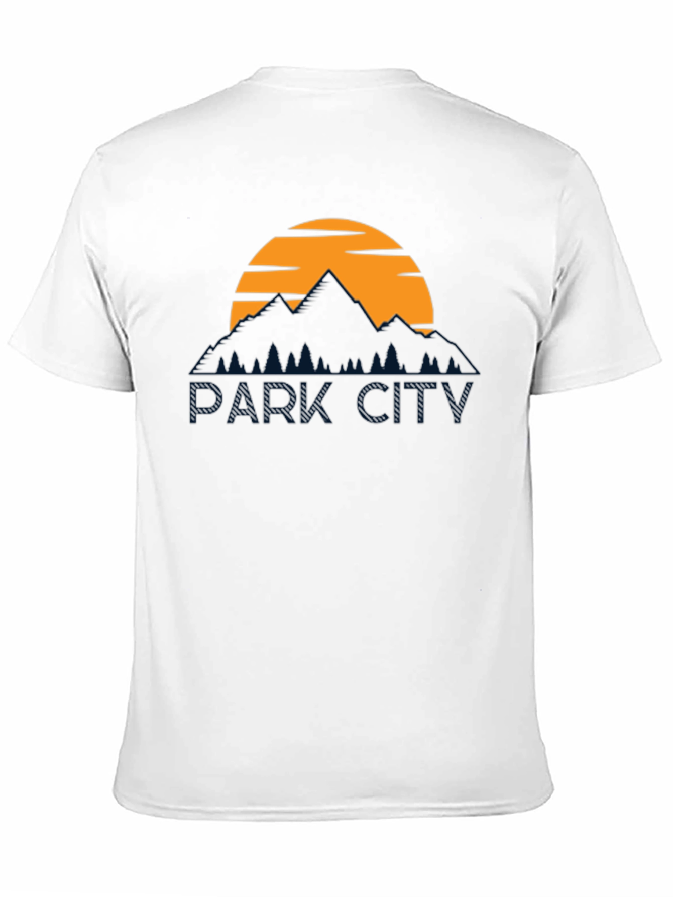 Park City Graphic Tee - Mountain Sunset Design
