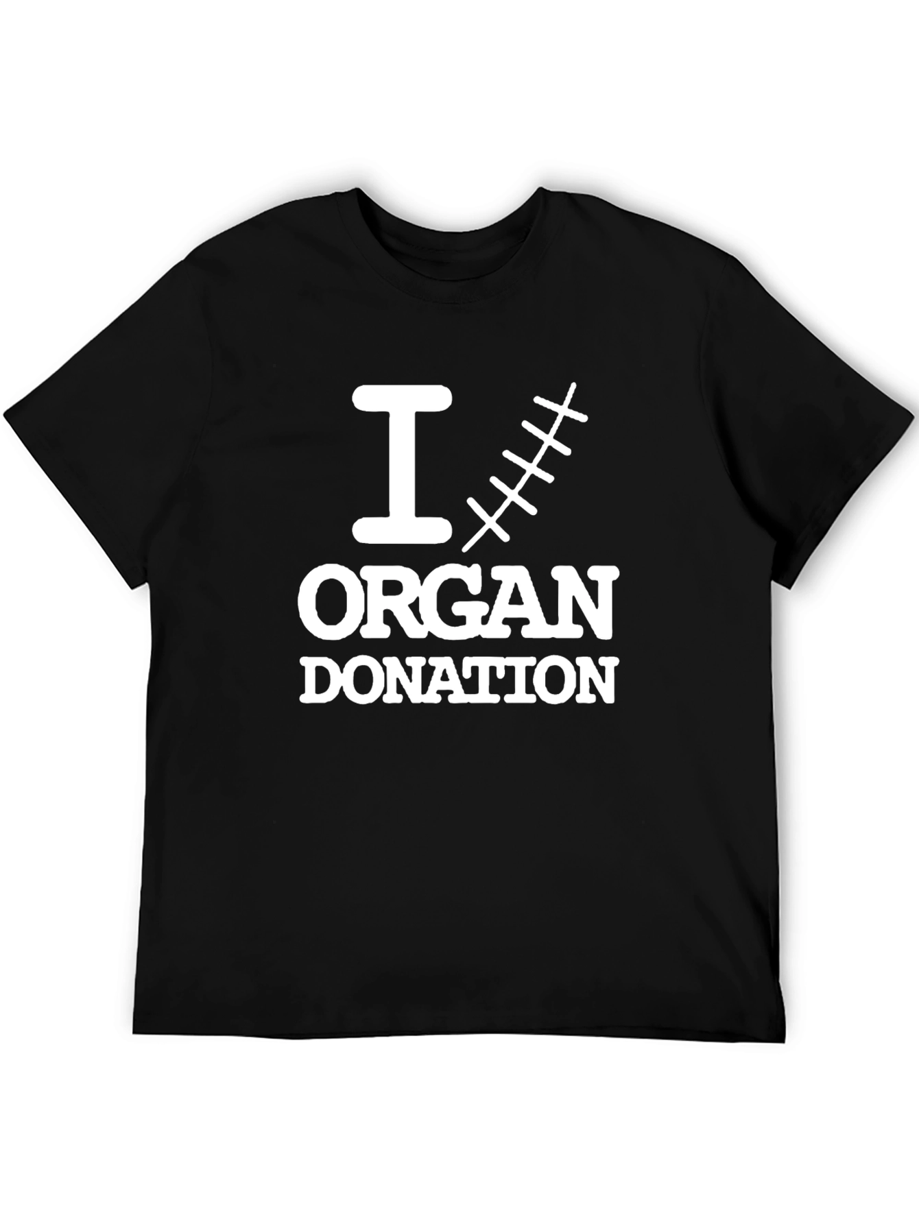 I Organ Donation Black T-Shirt