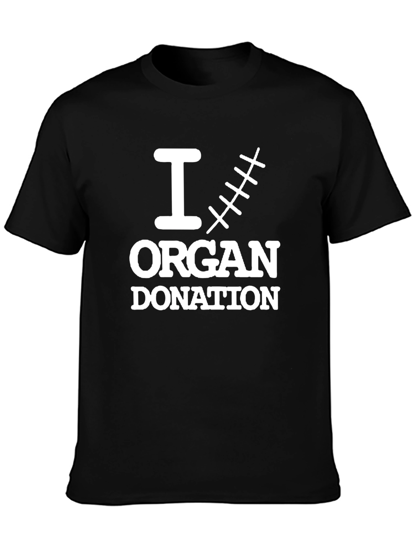 I Organ Donation Black T-Shirt