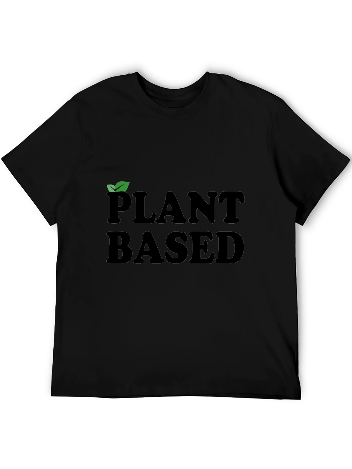 Plant Based Black Graphic Tee