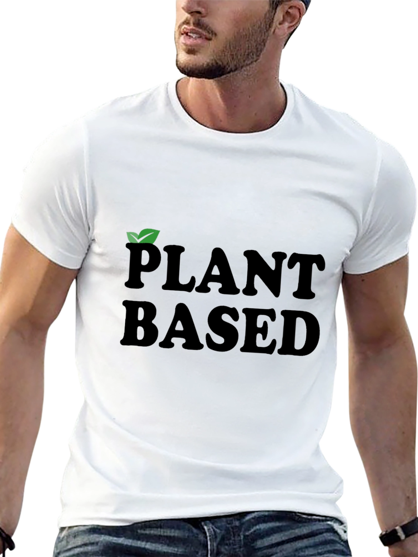 Plant Based Black Graphic Tee