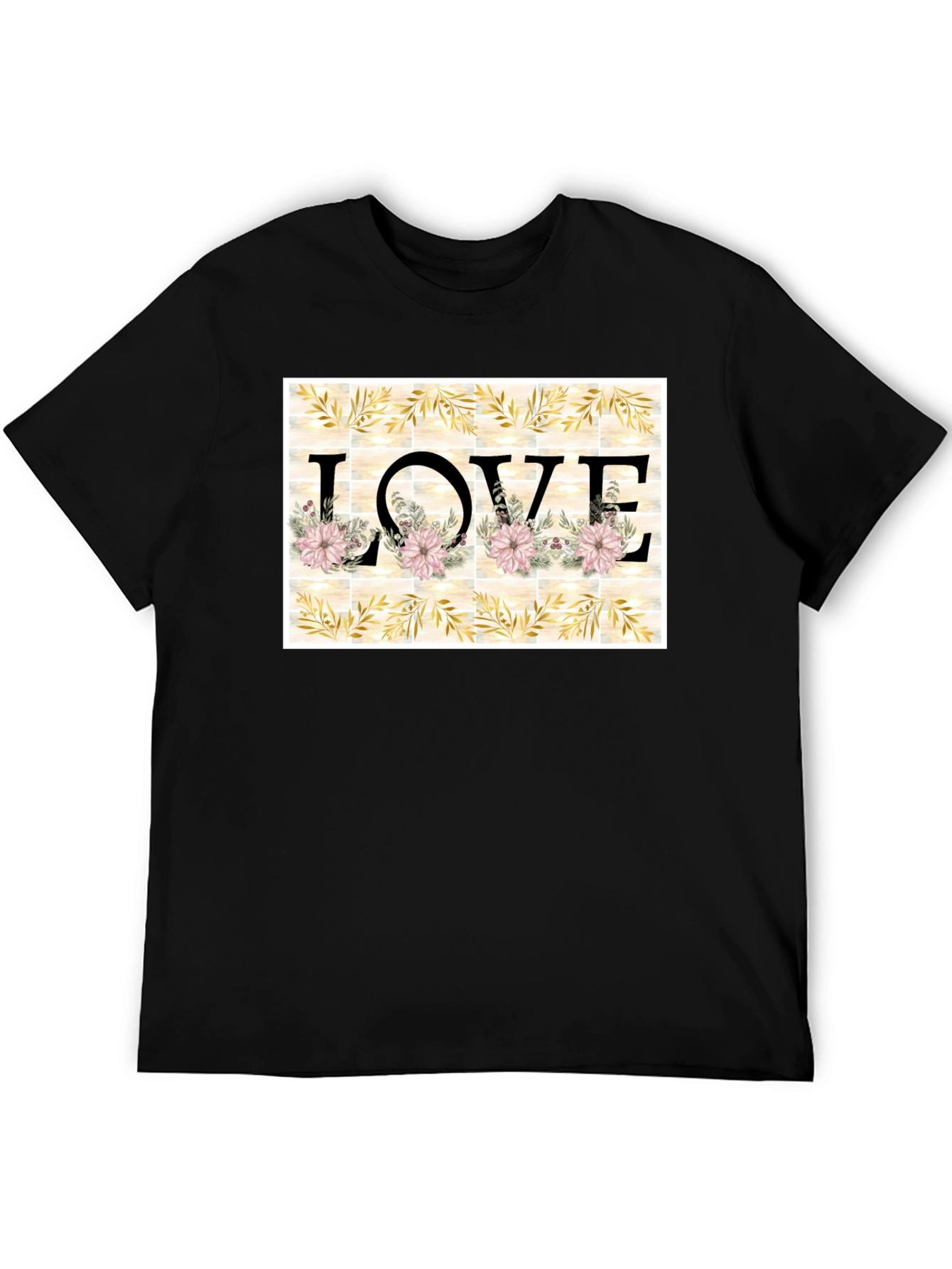 Floral LOVE Graphic T-Shirt