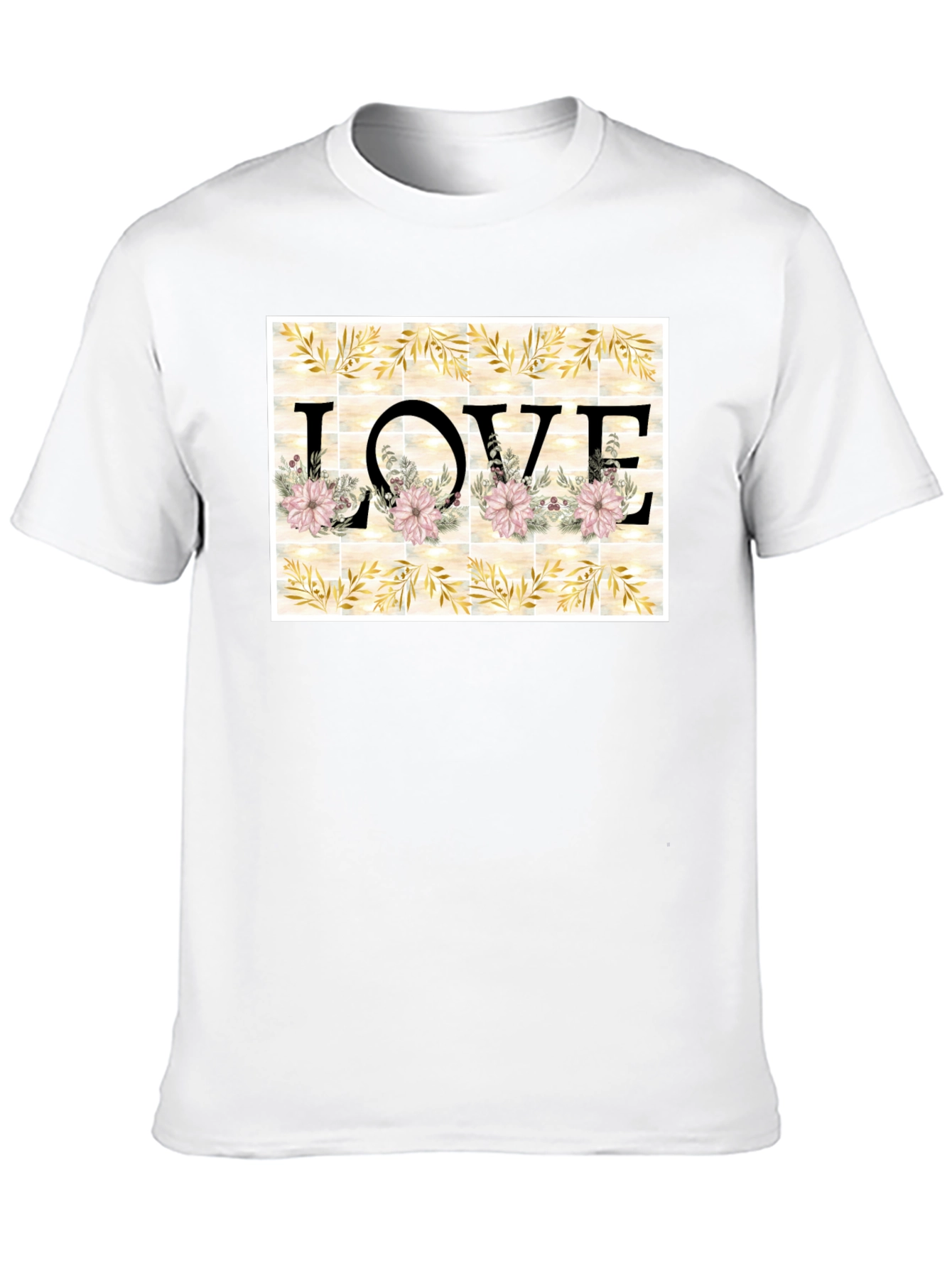 Floral LOVE Graphic T-Shirt