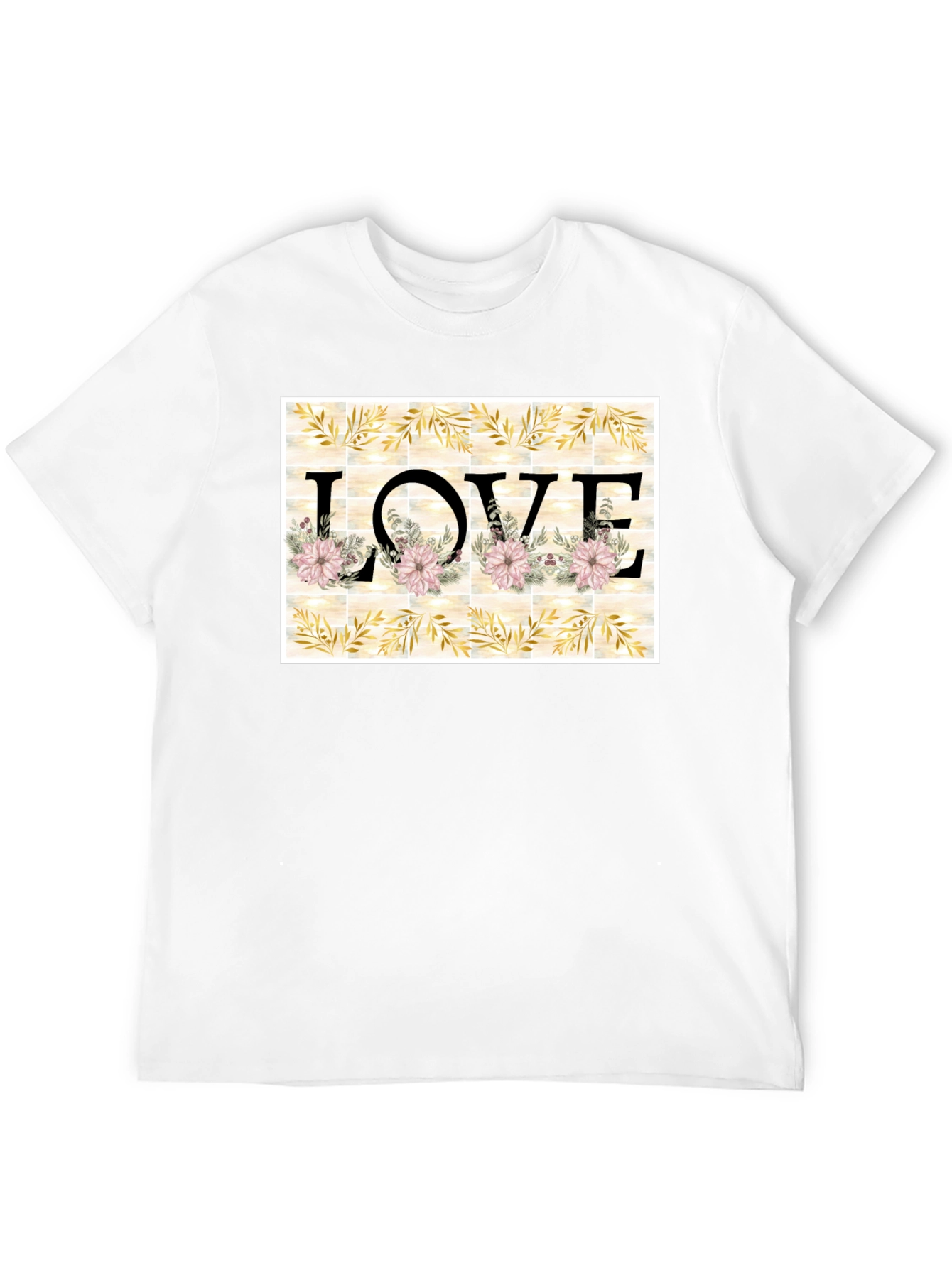 Floral LOVE Graphic T-Shirt