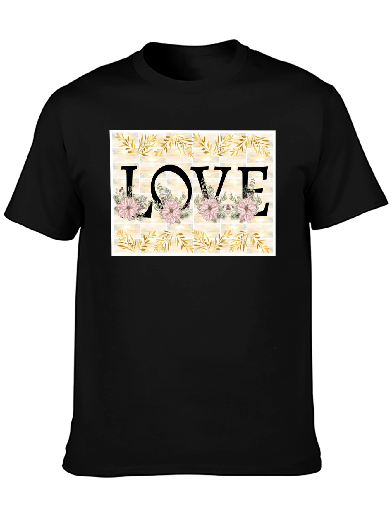 Floral LOVE Graphic T-Shirt