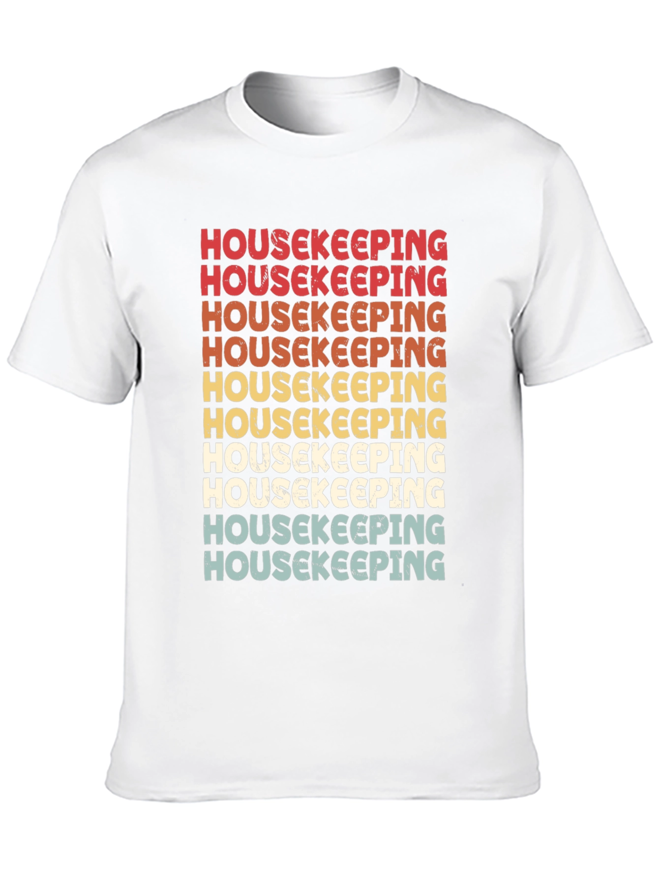 Housekeeping Retro T-Shirt - Cleaning Crew Appreciation Tee