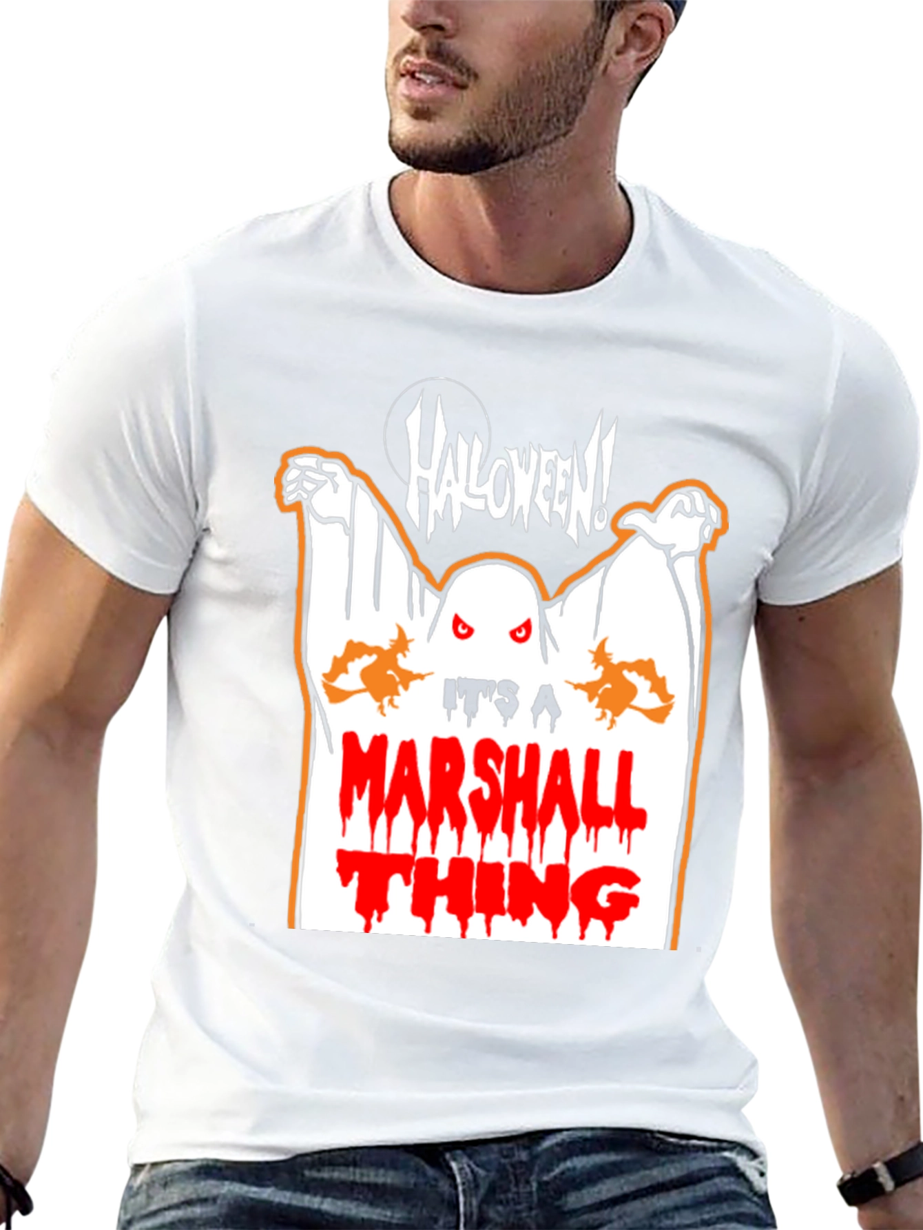 Halloween Marshall Thing Graphic T-Shirt