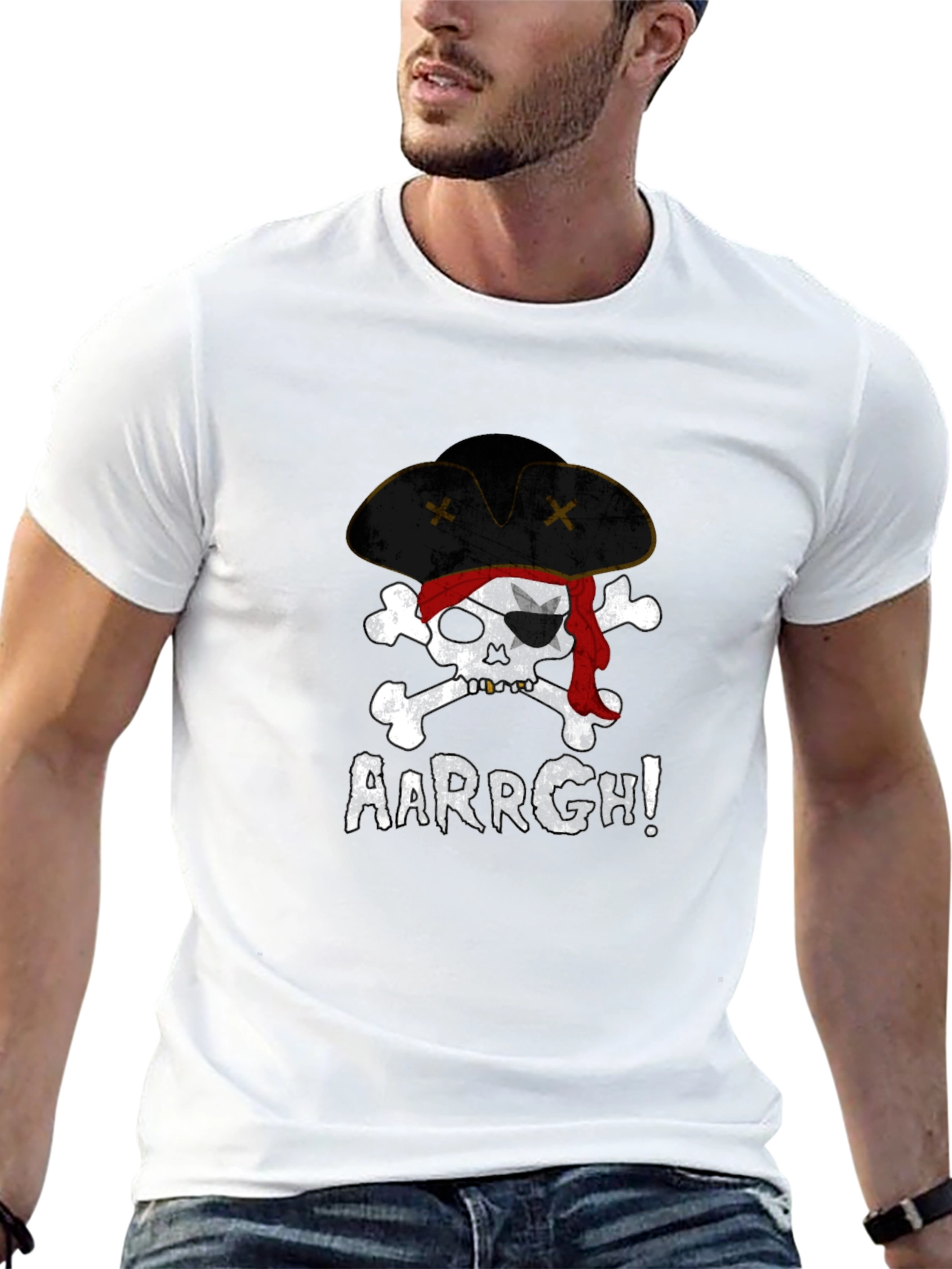 Pirate Skull AARRGH! Graphic Tee