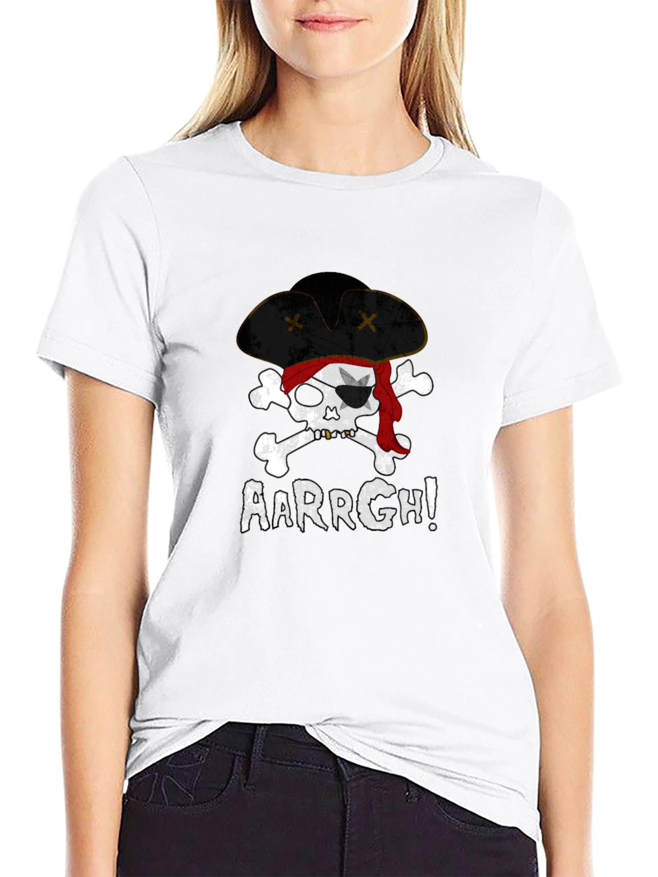 Pirate Skull AARRGH! Graphic Tee