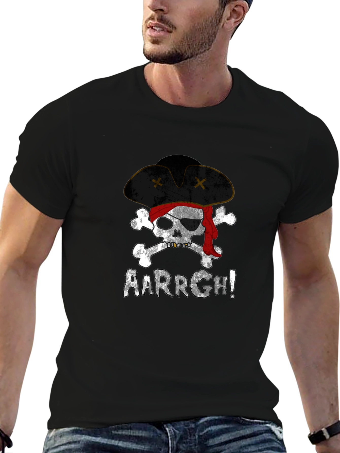 Pirate Skull AARRGH! Graphic Tee