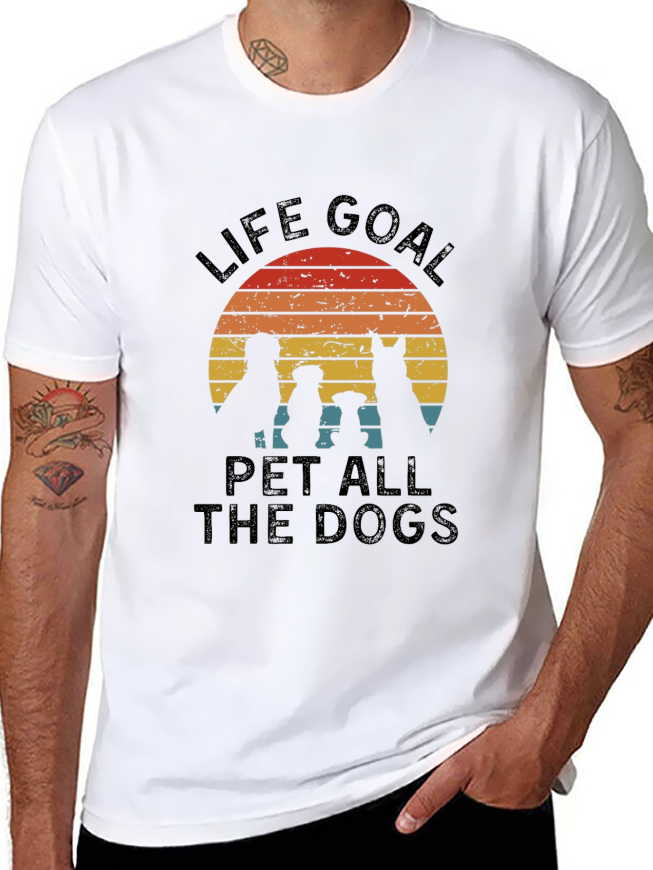 Life Goal Pet All the Dogs T-Shirt