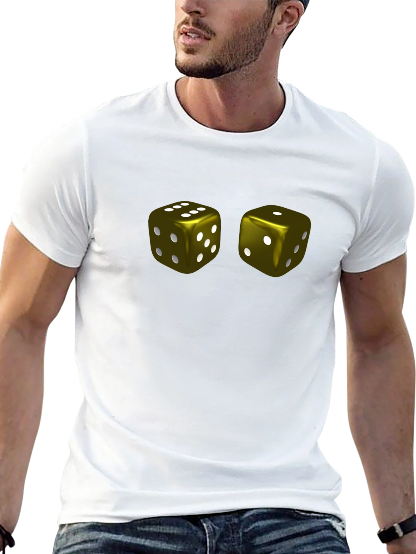 Dice Graphic T-Shirt - Casual Style