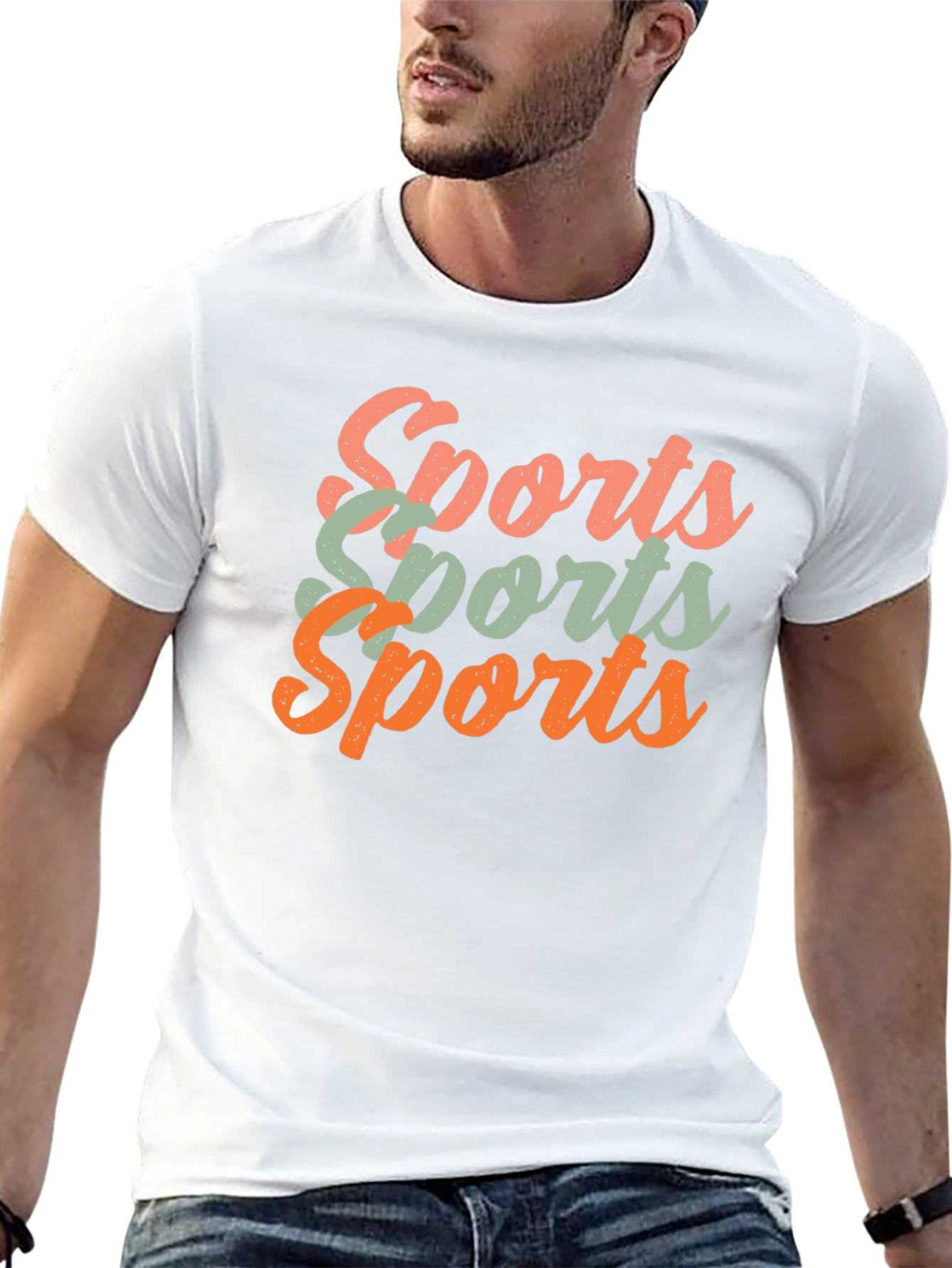 Retro Sports T-Shirt - Fun Graphic Tee