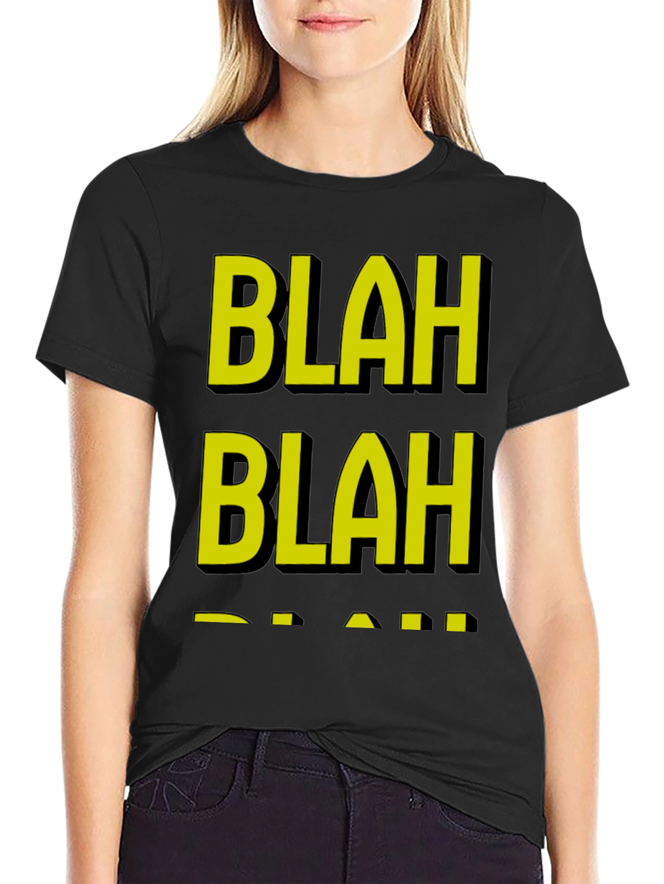 Blah Blah Graphic Tee - Funny Mens T-Shirt