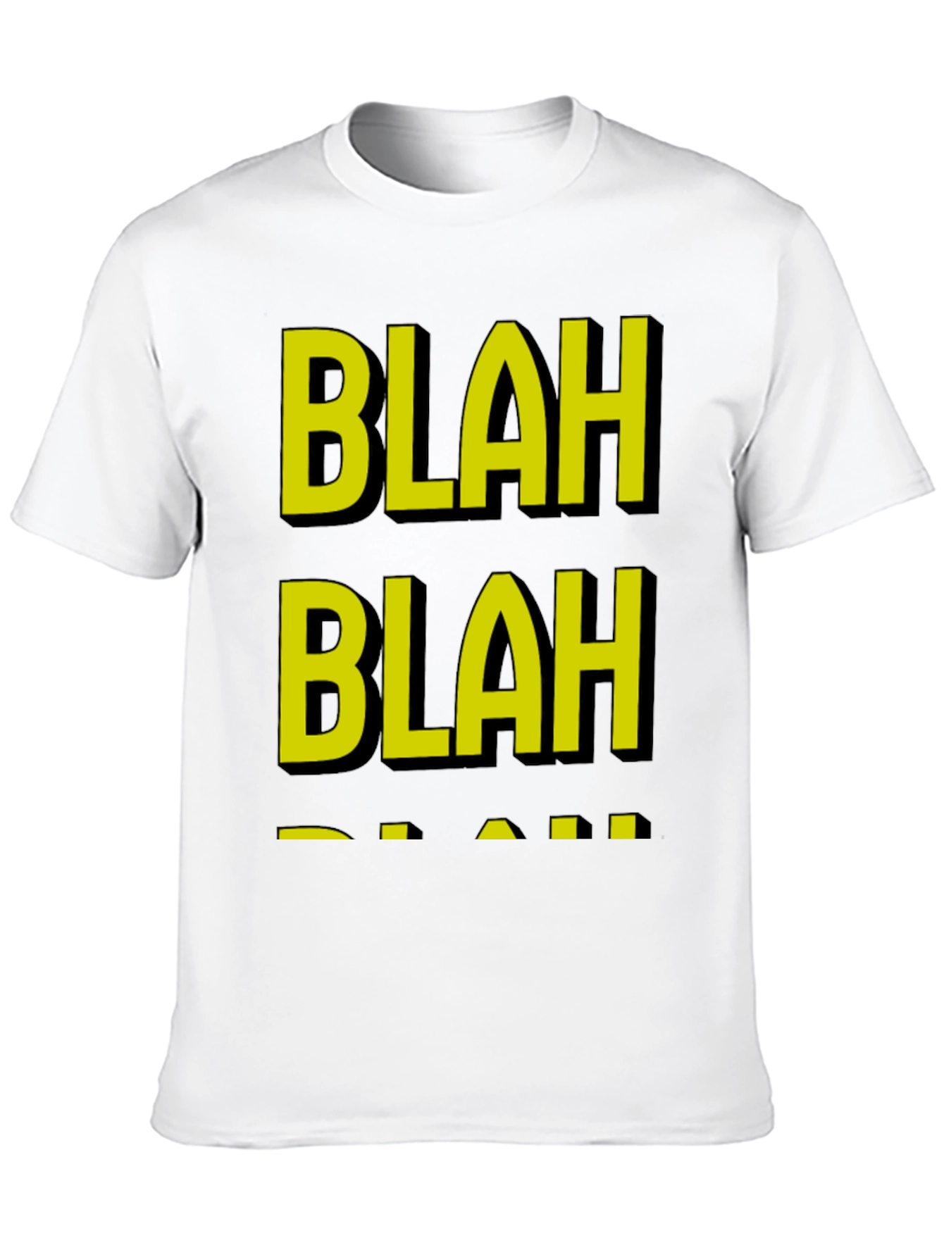 Blah Blah Graphic Tee - Funny Mens T-Shirt