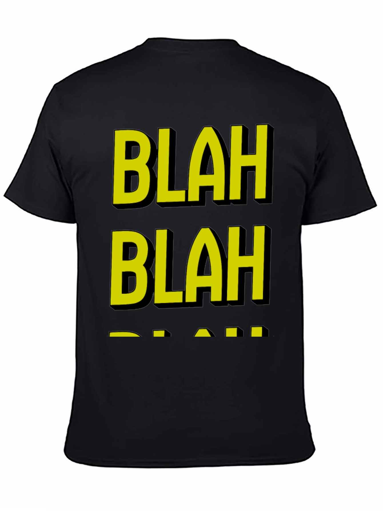 Blah Blah Graphic Tee - Funny Mens T-Shirt