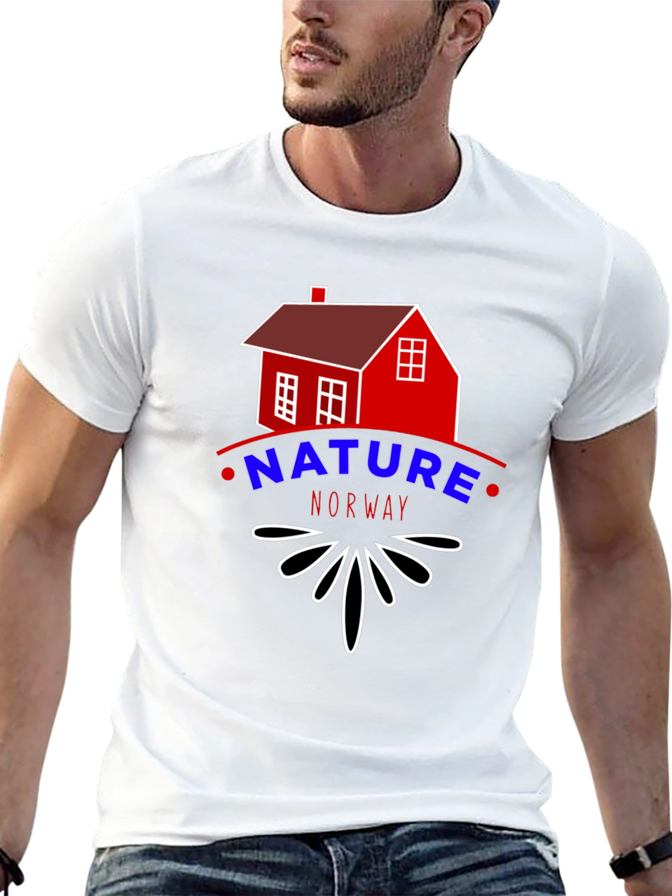 Nature Norway Tee - Cabin Graphic