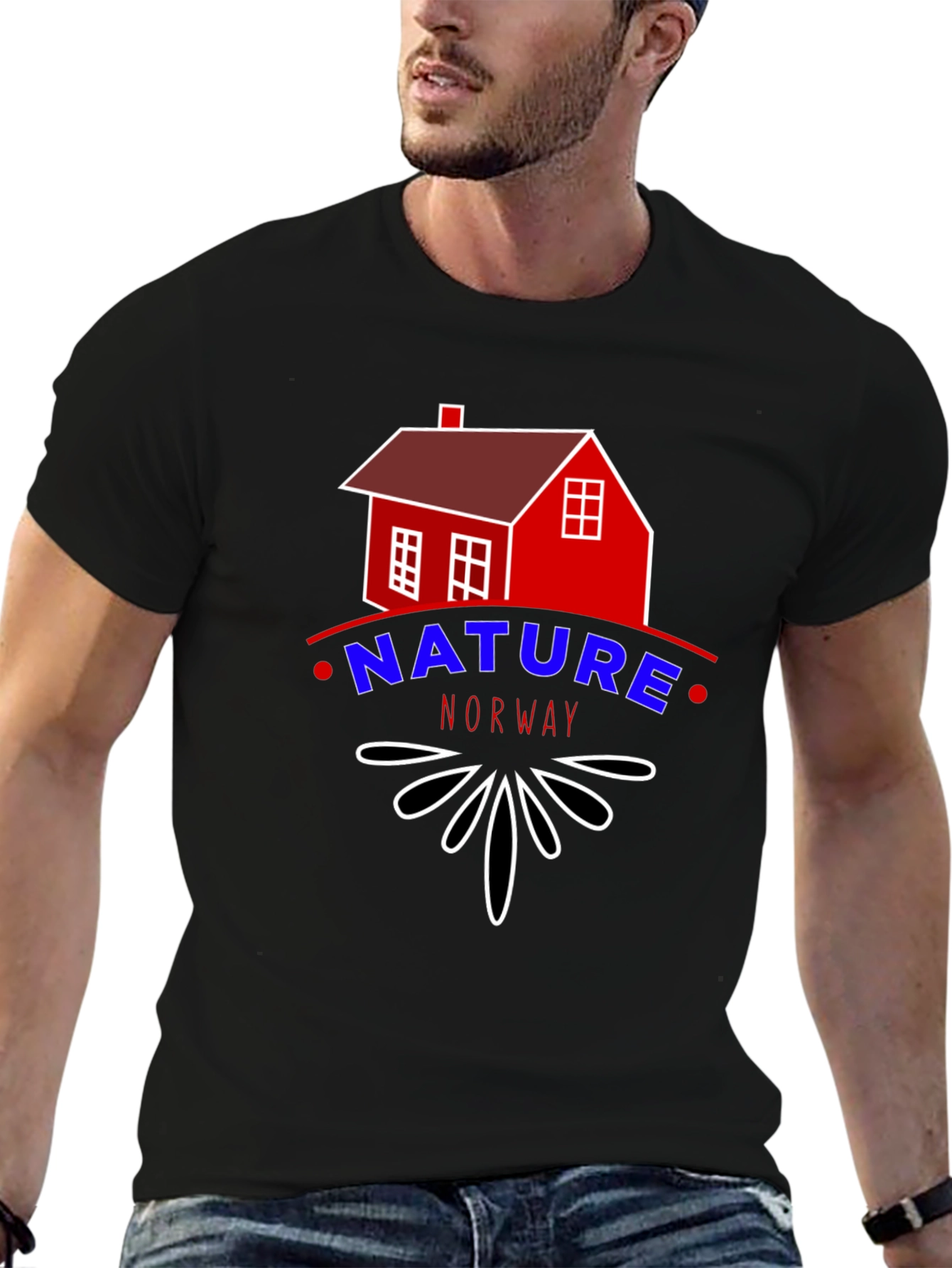 Nature Norway Tee - Cabin Graphic