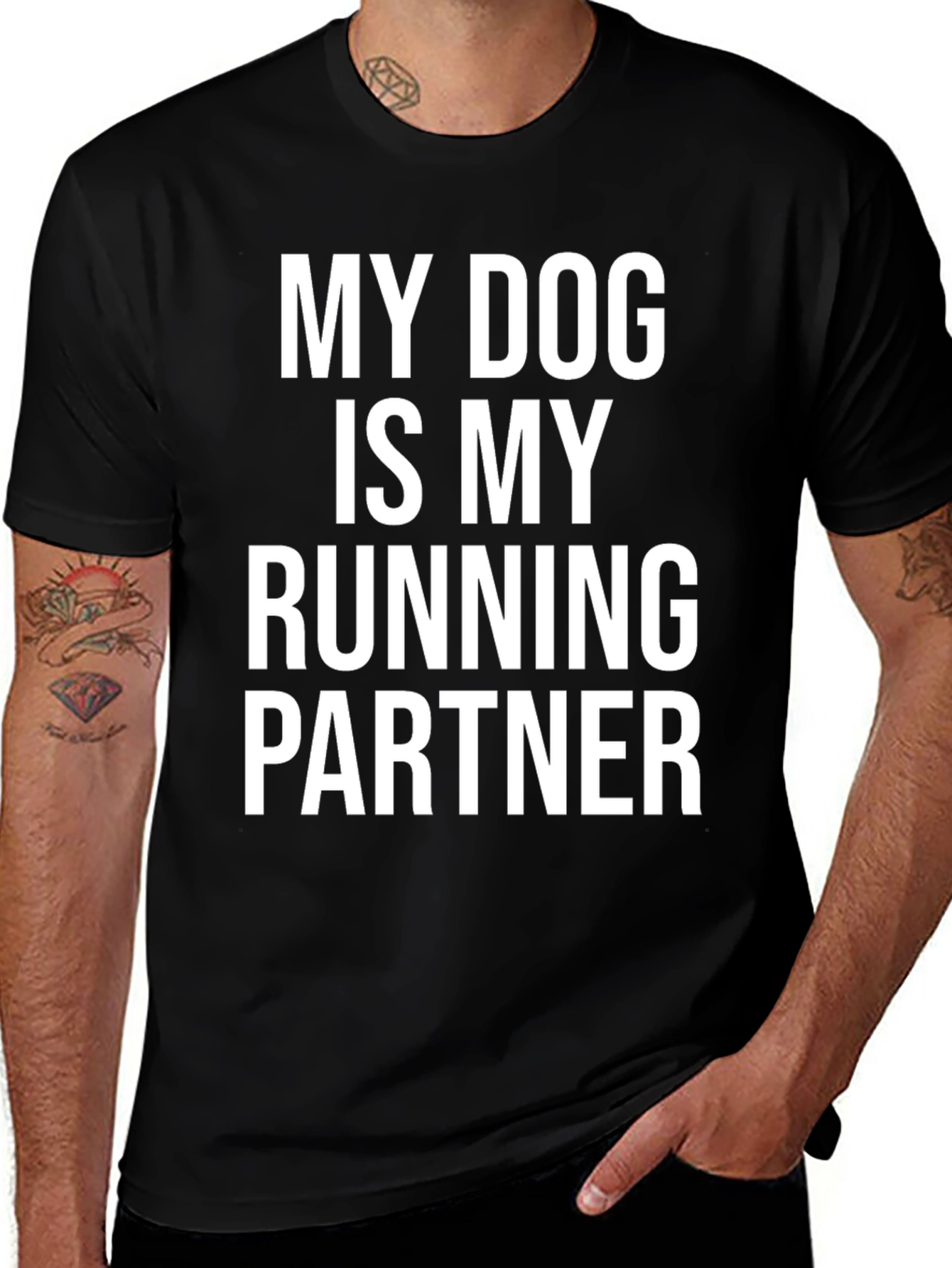 My Dog is My Running Partner Tee