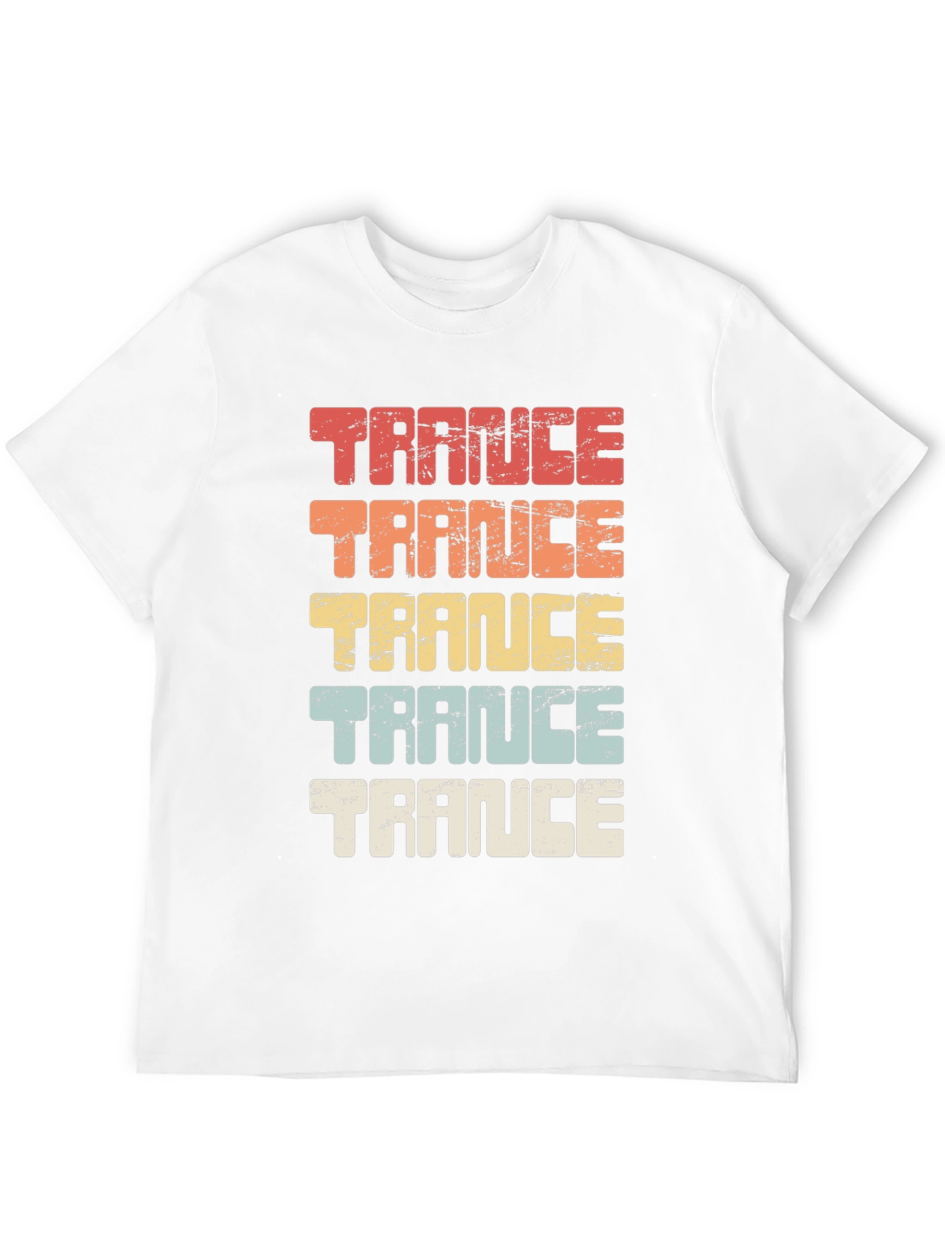 Retro Trance Music T-Shirt - Black Cotton Tee